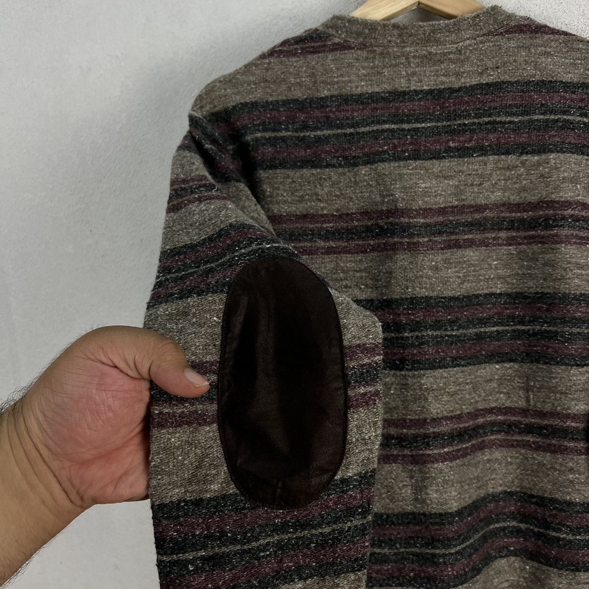 Japanese Brand VINTAGE SLAP SHOT STRIPED CARDIGAN MADE IN JAPAN Size US M / EU 48-50 / 2 - 9 Thumbnail