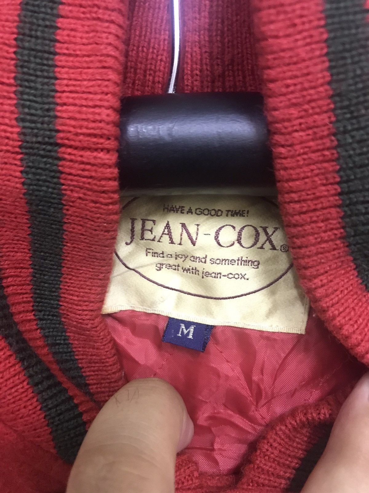 Japanese Brand × Vintage Vintage Jean Coax Teddy Varsity Jacket Size US M / EU 48-50 / 2 - 15 Thumbnail