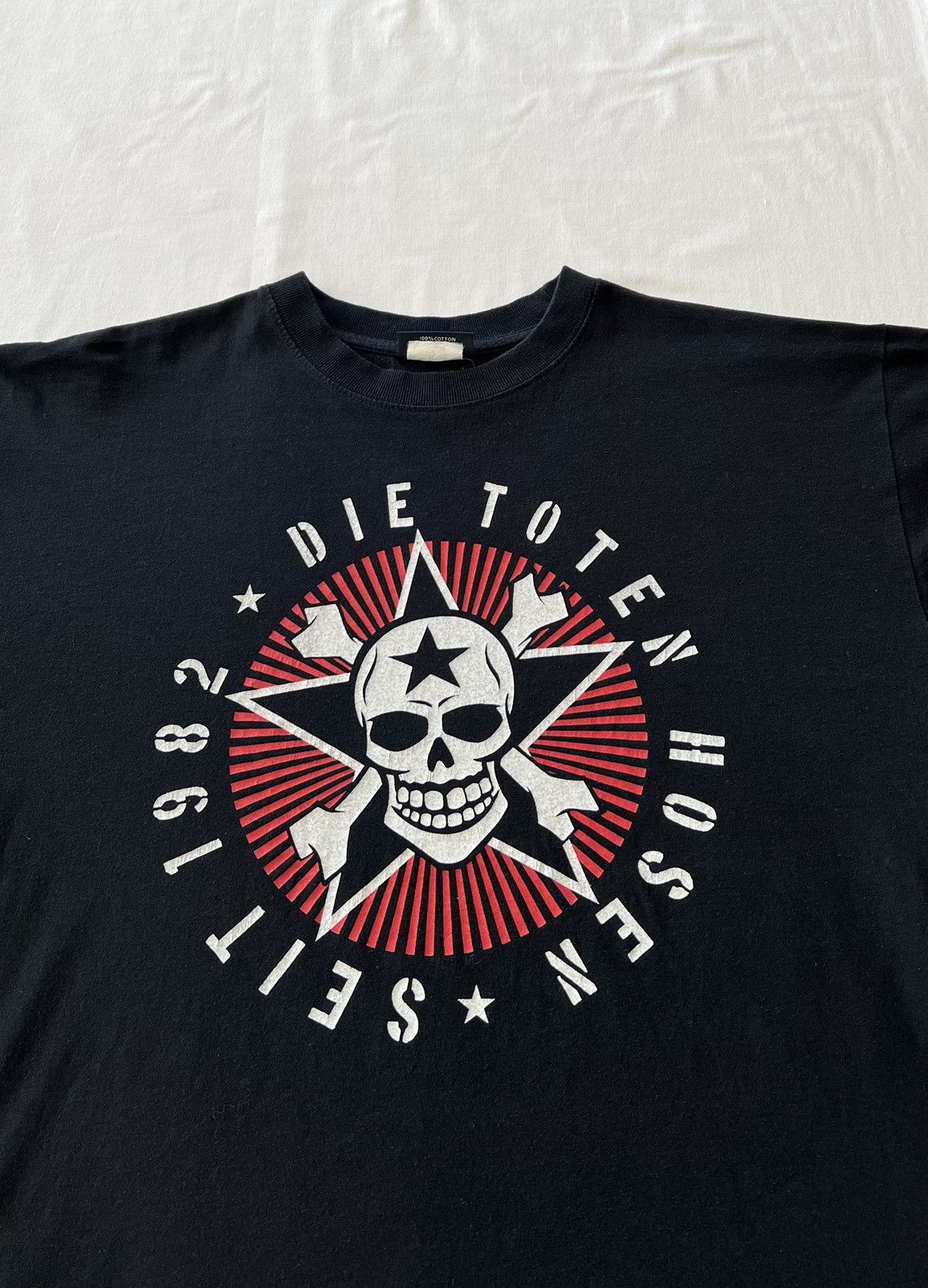 Band Tees Vintage 2000s Die Toten Hosen Punk Band Black Tee Size US M / EU 48-50 / 2 - 3 Thumbnail