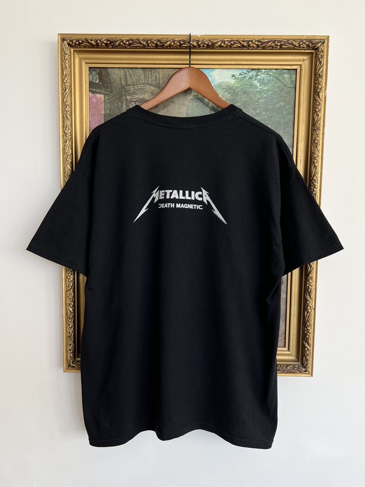 Band Tees Vintage 2009 Metallica Death Magnetic Rock Band Black Tee Size US L / EU 52-54 / 3 - 2 Thumbnail