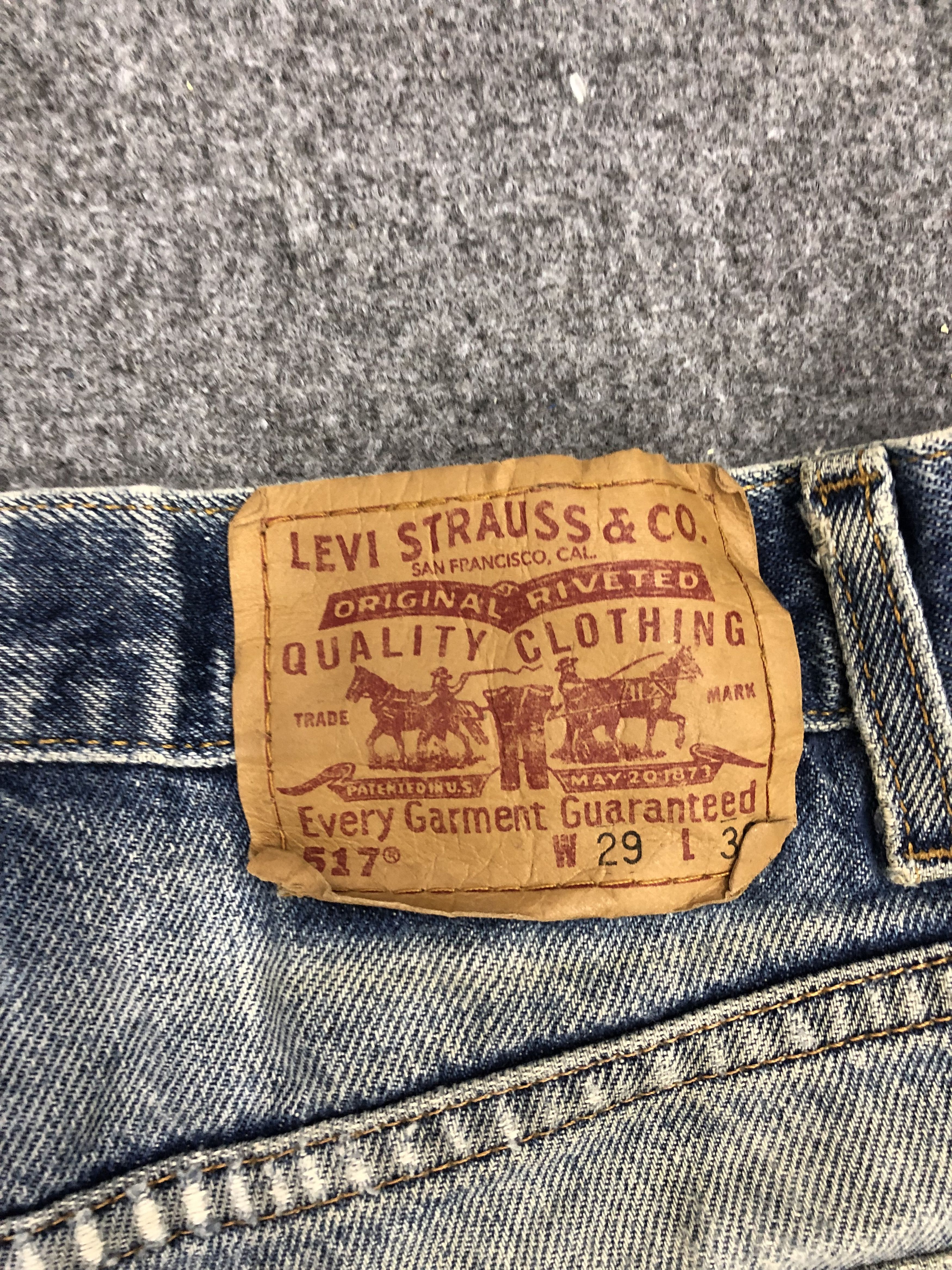 Levi's Vintage Levis 517 Cropped Jeans DP1151 Size US 29 - 4 Thumbnail