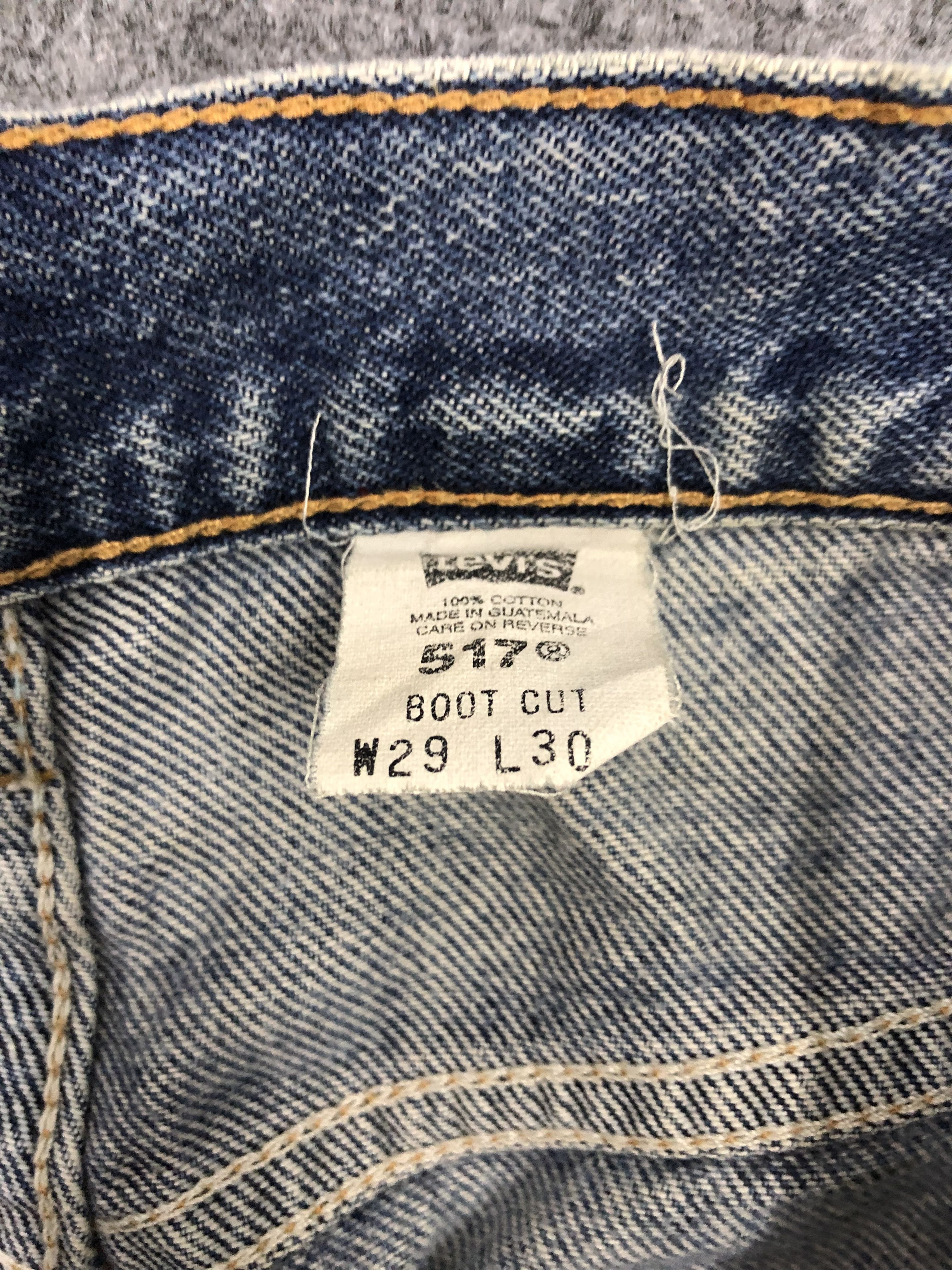 Levi's Vintage Levis 517 Cropped Jeans DP1151 Size US 29 - 5 Thumbnail
