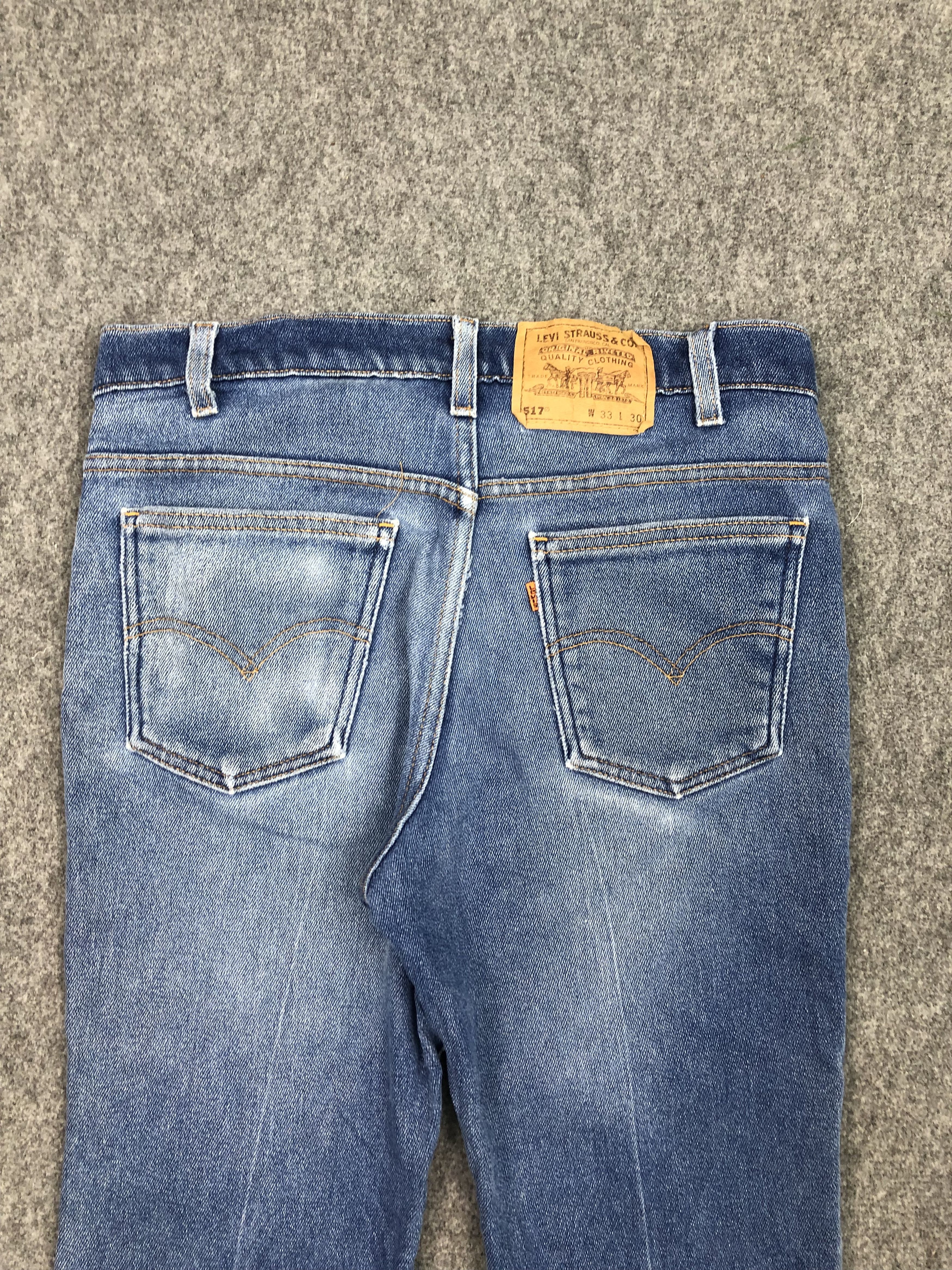 Levi's Vintage 90s Levis 517 Orange Tab Flared Denim DP0342 Size US 32 / EU 48 - 4 Thumbnail