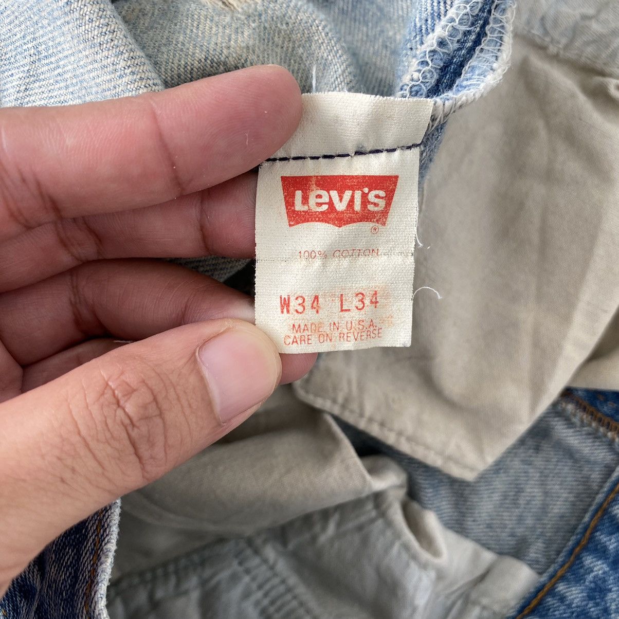 Levi's Thrashed! Vintage 90’s Levis 501 Distressed Jeans Size US 32 / EU 48 - 25 Thumbnail