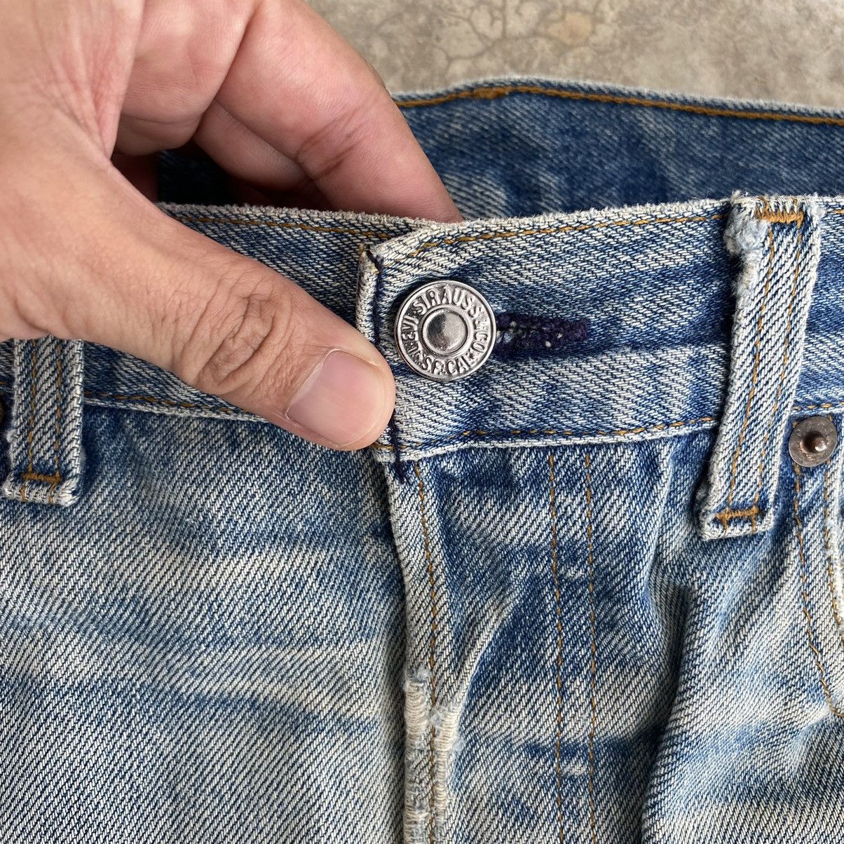 Levi's Thrashed! Vintage 90’s Levis 501 Distressed Jeans Size US 32 / EU 48 - 12 Thumbnail