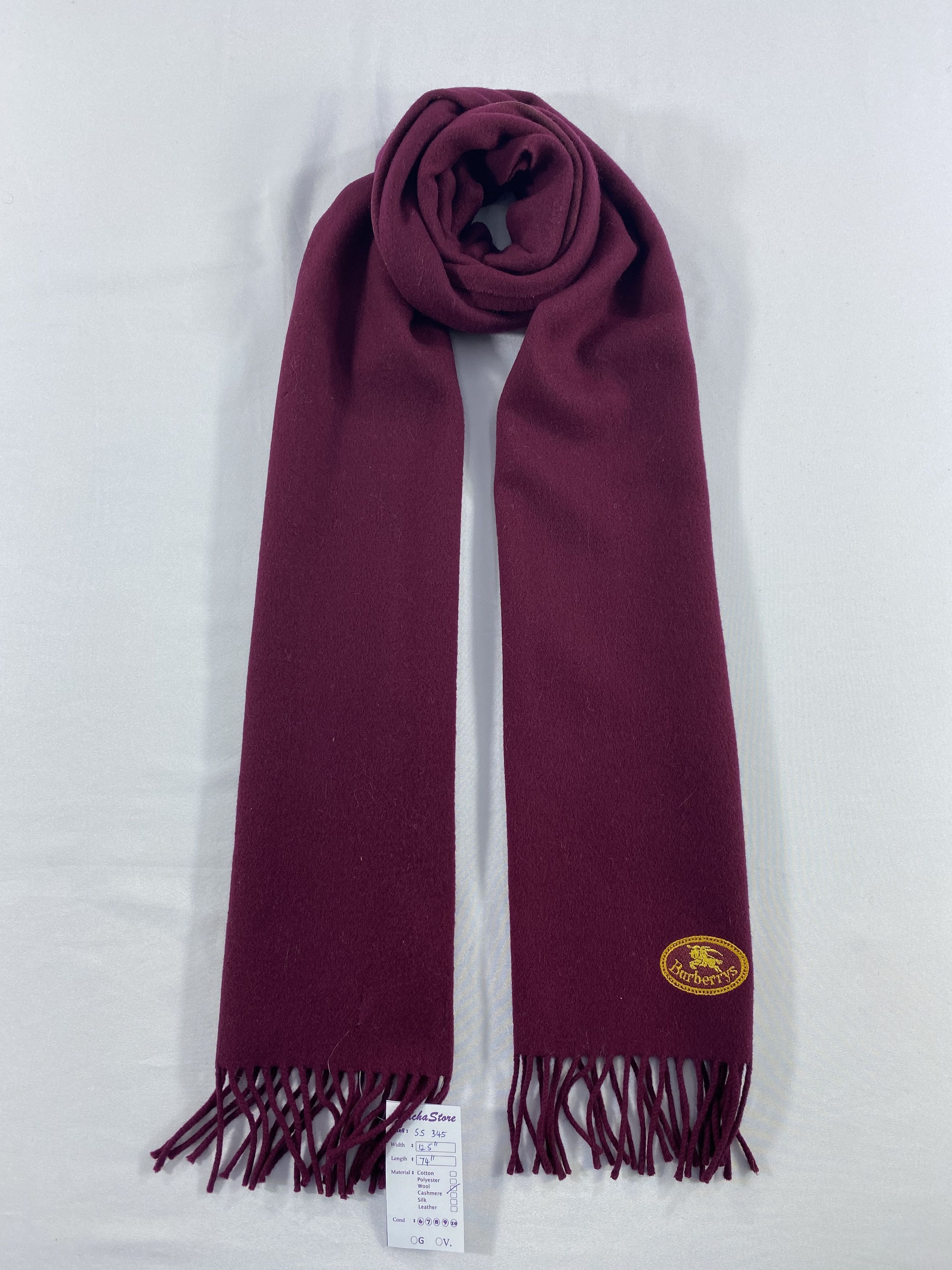 Burberry Burberry Lambswool Scarf / Muffler / Neckwear Size ONE SIZE - 1 Thumbnail