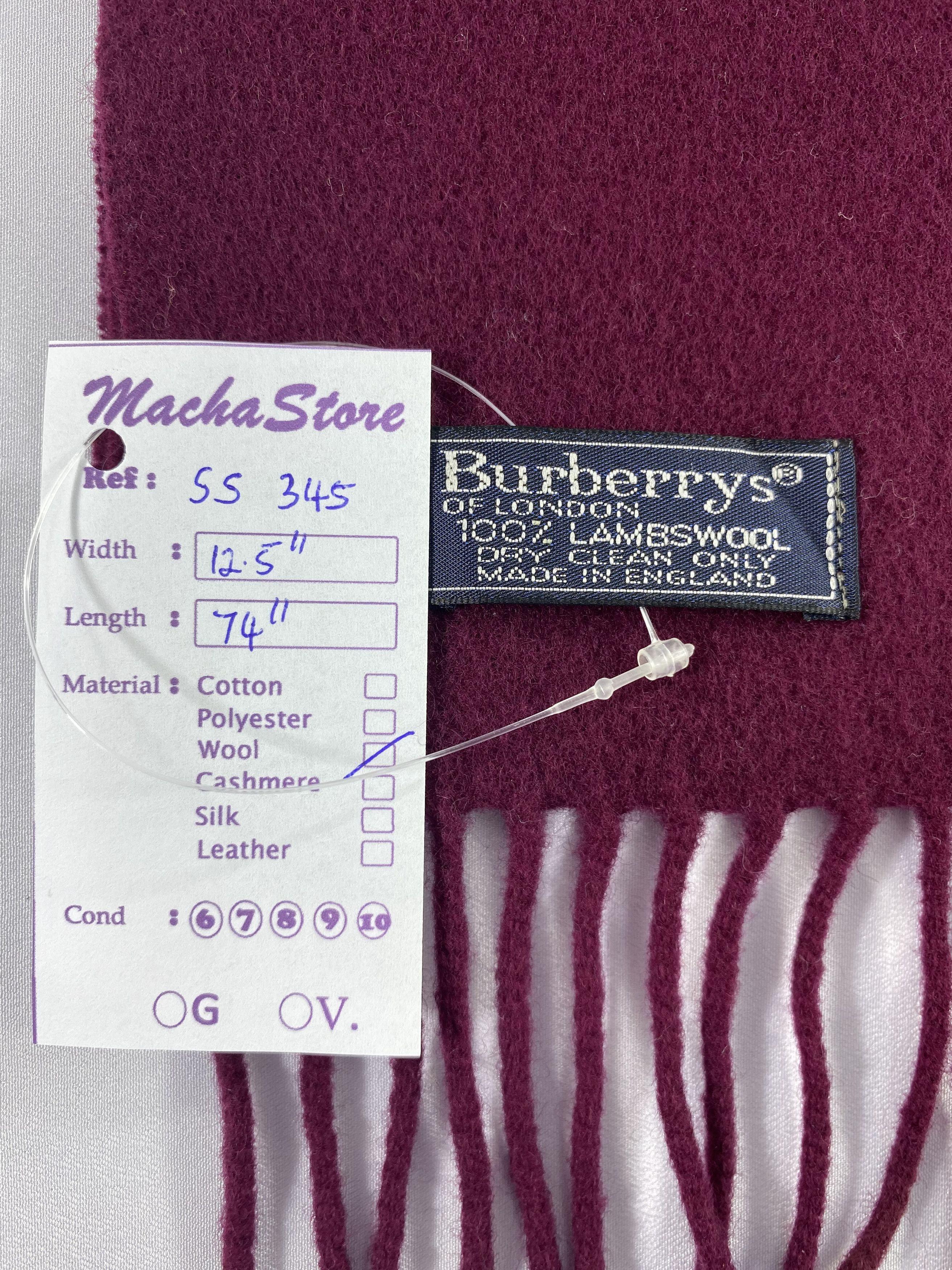 Burberry Burberry Lambswool Scarf / Muffler / Neckwear Size ONE SIZE - 5 Thumbnail