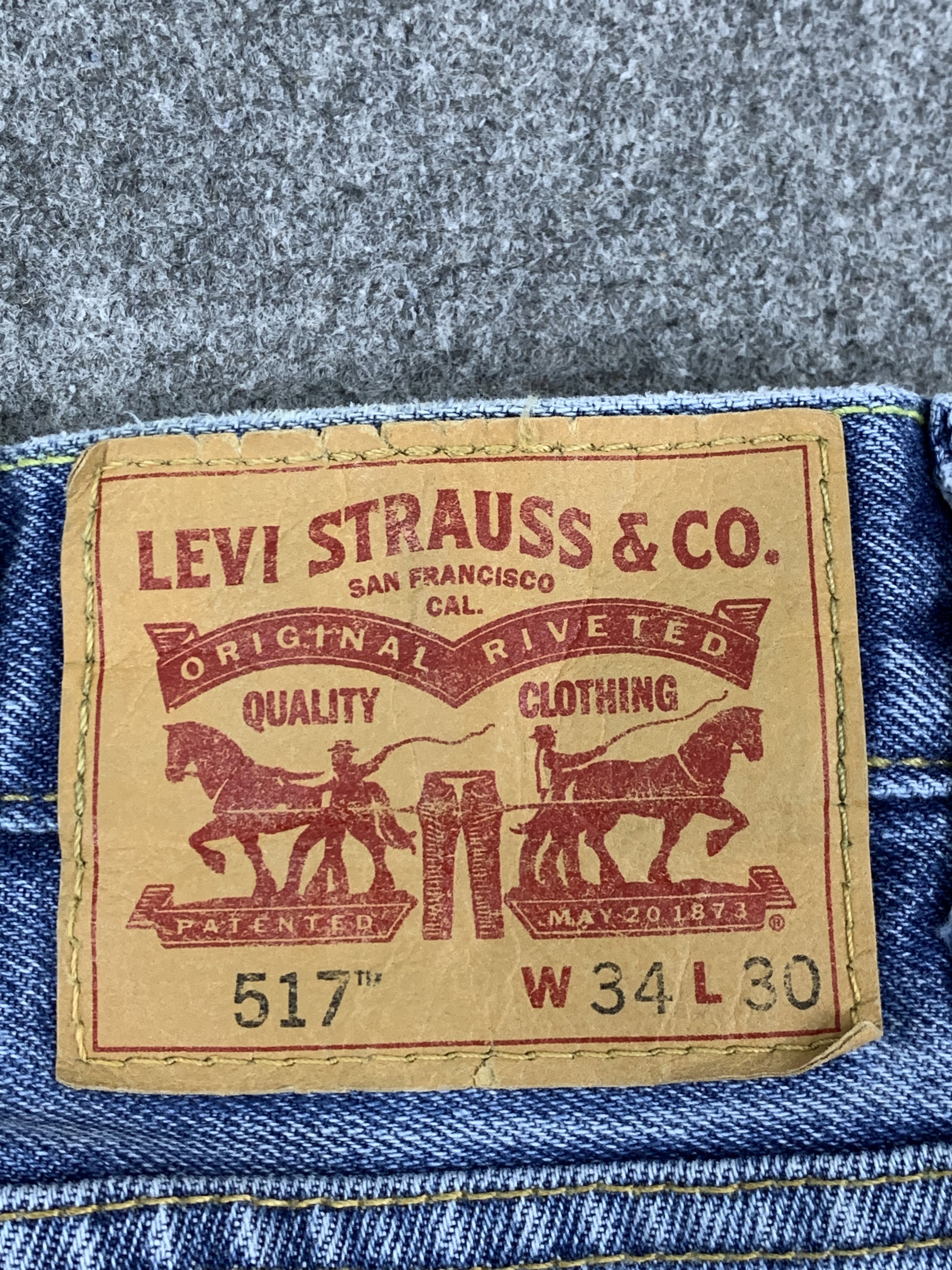 Levi's Vintage Levis 517 Flared Bootcut Jeans DP1896 Size US 35 - 5 Thumbnail