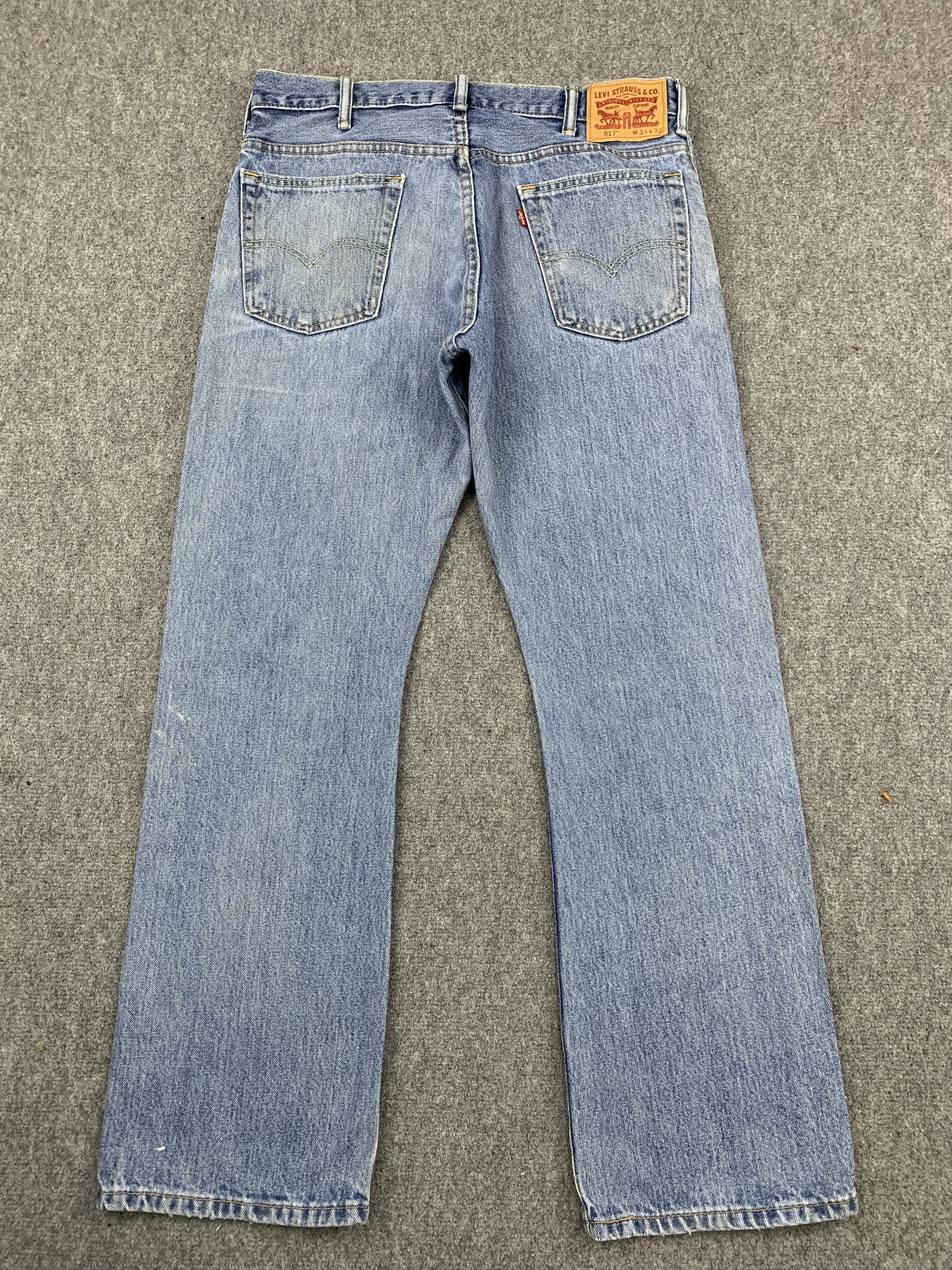 Levi's Vintage Levis 517 Flared Bootcut Jeans DP1896 Size US 35 - 3 Thumbnail