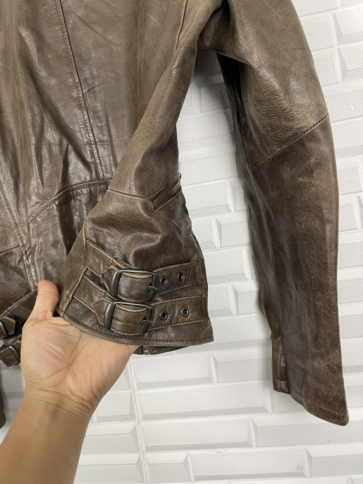 If Six Was Nine ❄️Japan Stunning Bikers Jacket Custom Culture Julius Style Size US M / EU 48-50 / 2 - 8 Thumbnail