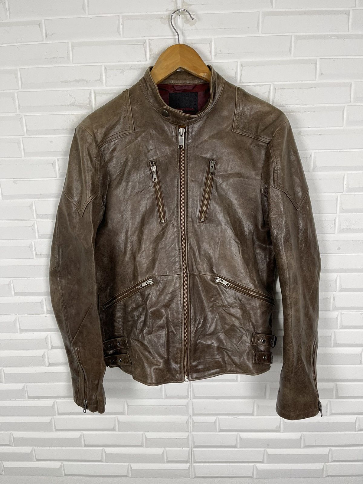 If Six Was Nine ❄️Japan Stunning Bikers Jacket Custom Culture Julius Style Size US M / EU 48-50 / 2 - 1 Thumbnail