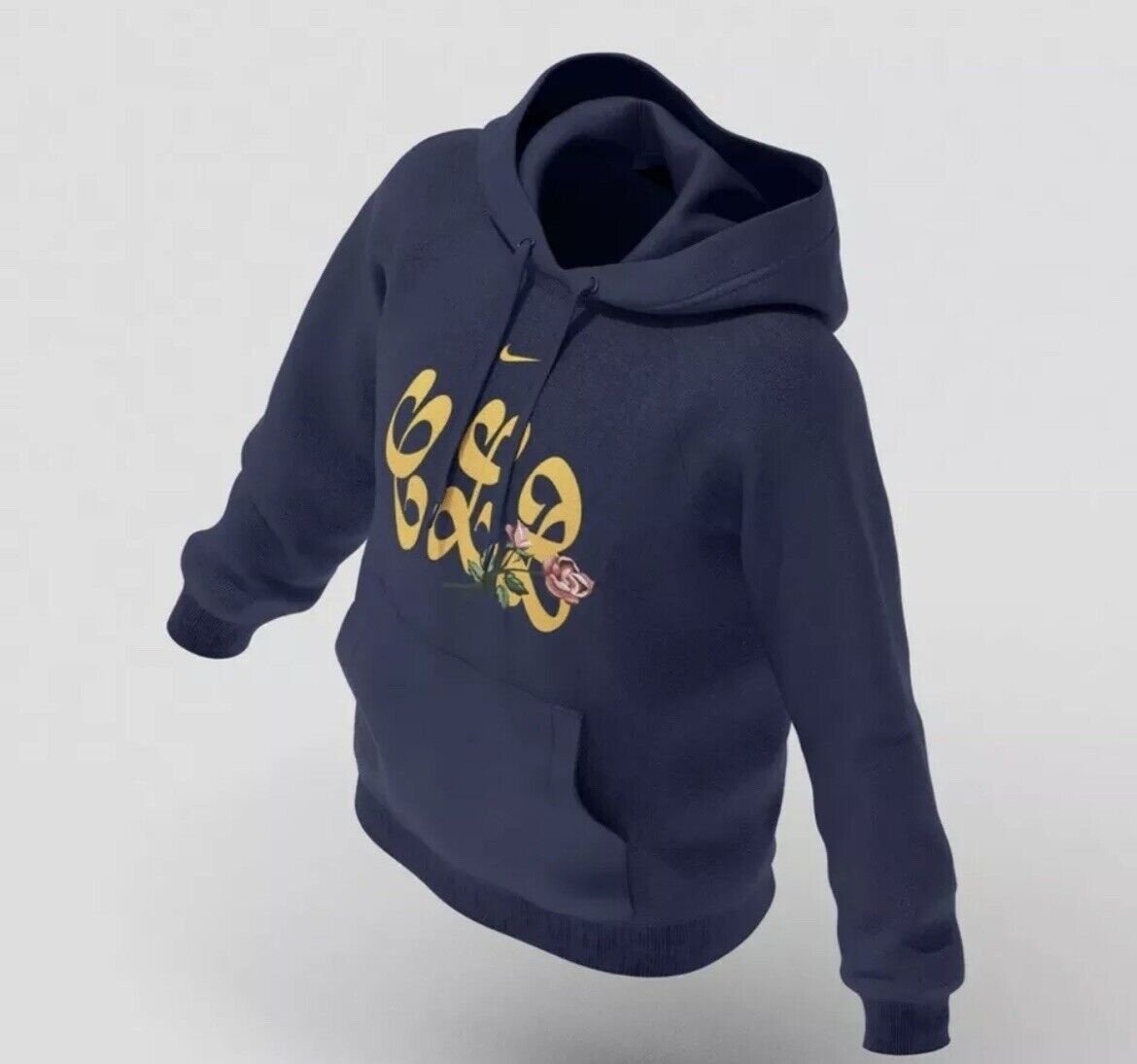 Drake Nike Nike x Drake Certified Lover Boy Rose Hoodie Blue Navy CLB Grailed