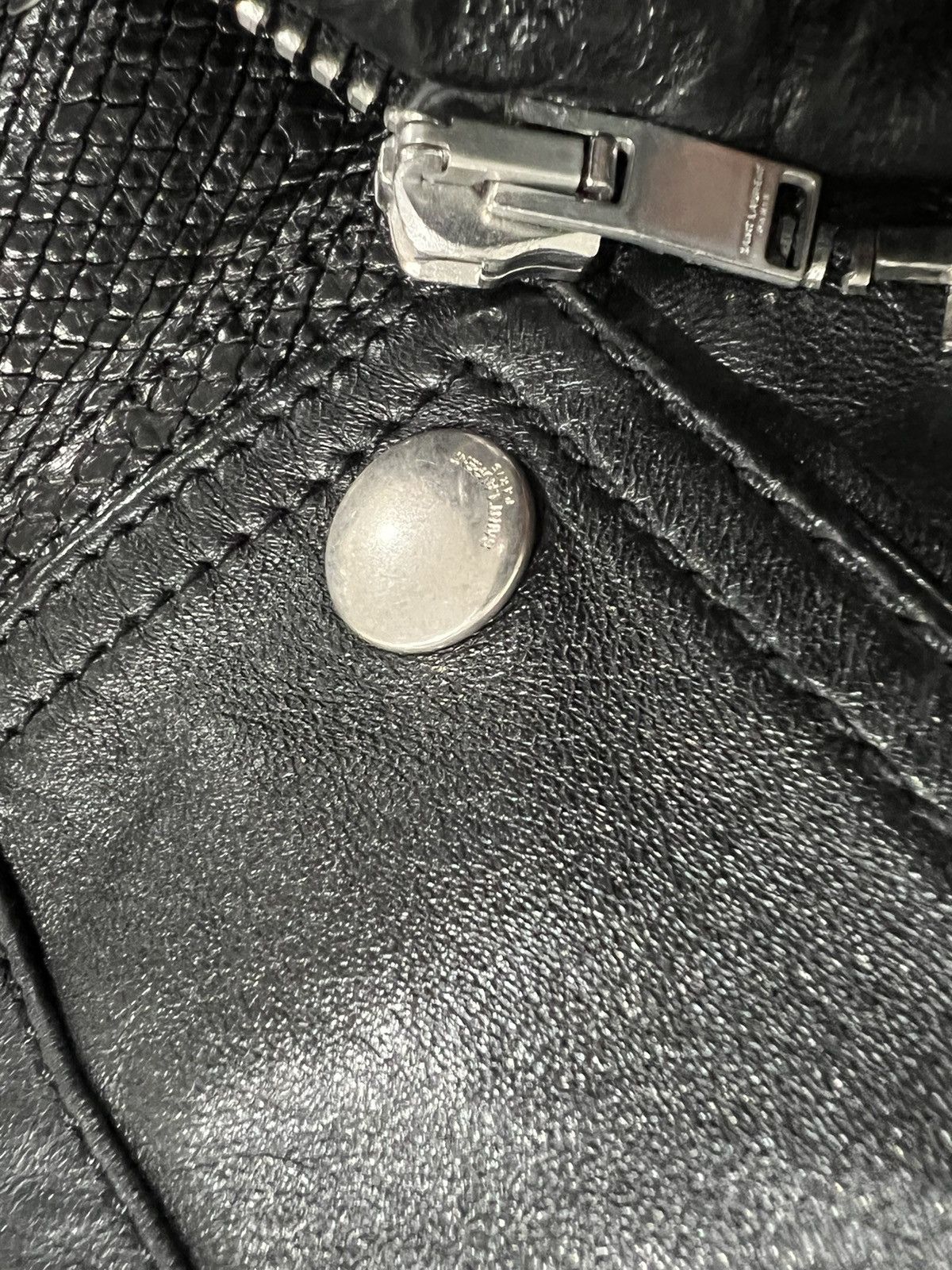 Saint Laurent Paris Saint Laurent Hedi Slimane leather jacket. 54/L. Size US L / EU 52-54 / 3 - 7 Thumbnail