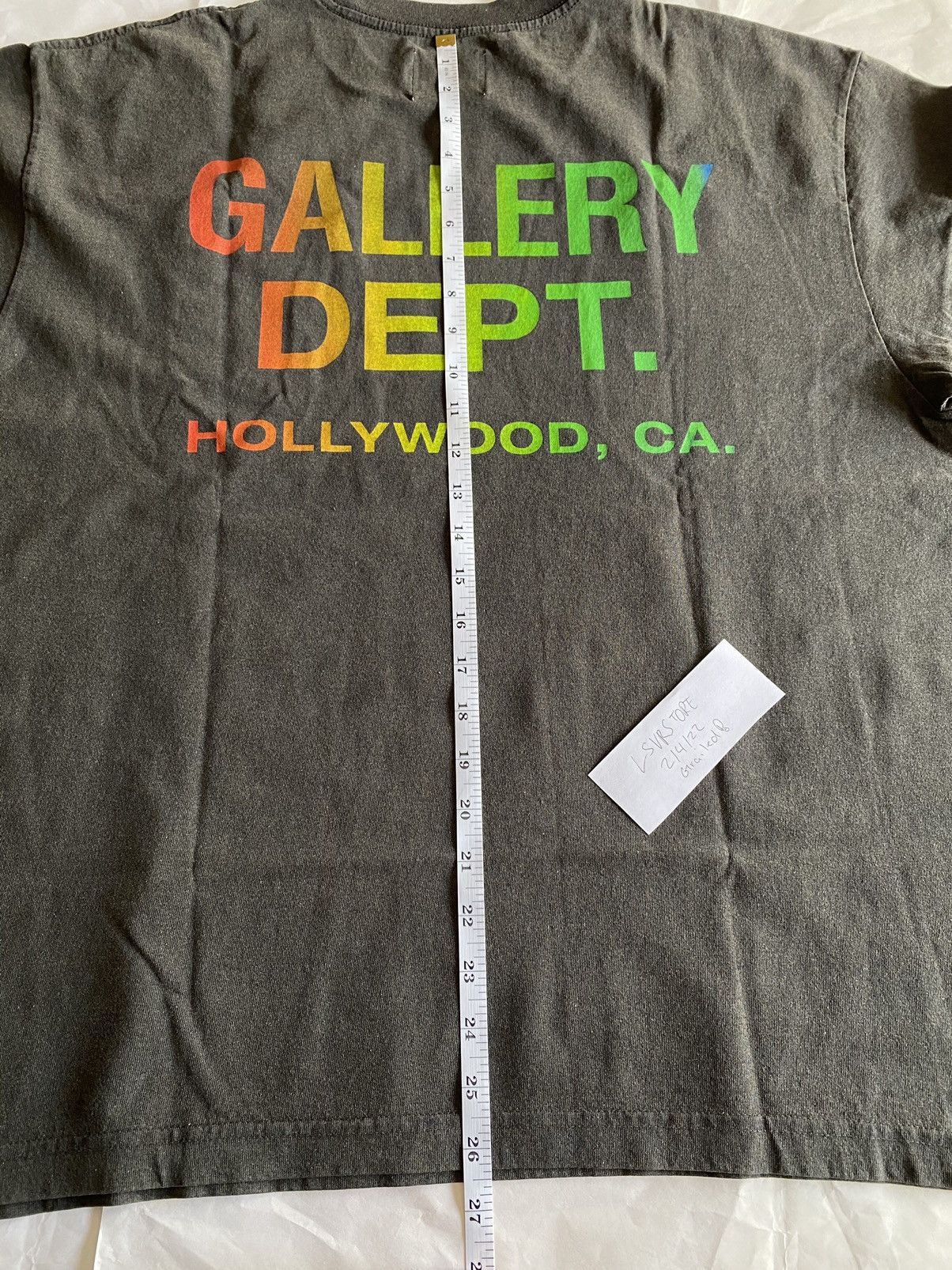 Gallery Dept. Gallery Dept. COLLECTOR S/S RAINBOW POCKET TEE LARGE Size US L / EU 52-54 / 3 - 12 Thumbnail