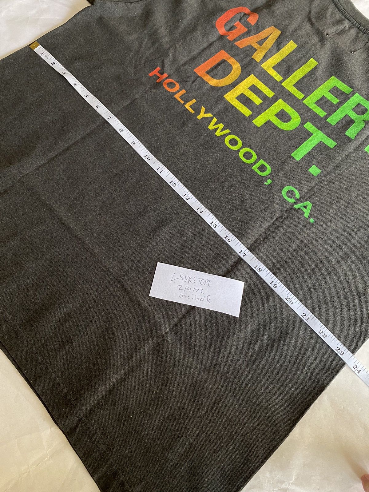Gallery Dept. Gallery Dept. COLLECTOR S/S RAINBOW POCKET TEE LARGE Size US L / EU 52-54 / 3 - 11 Thumbnail