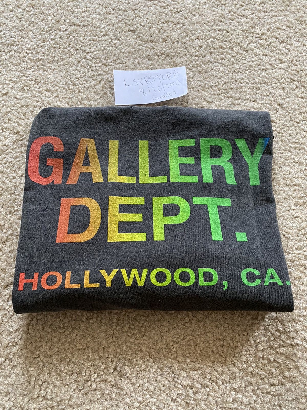 Gallery Dept. Gallery Dept. COLLECTOR S/S RAINBOW POCKET TEE LARGE Size US L / EU 52-54 / 3 - 5 Thumbnail