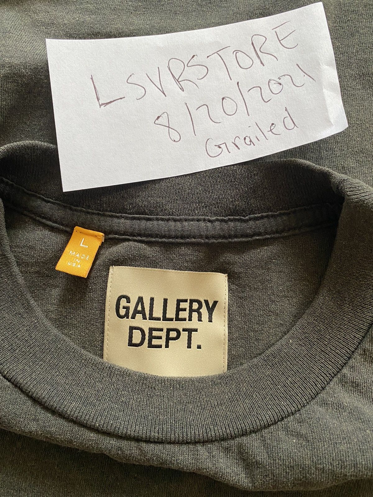 Gallery Dept. Gallery Dept. COLLECTOR S/S RAINBOW POCKET TEE LARGE Size US L / EU 52-54 / 3 - 3 Thumbnail