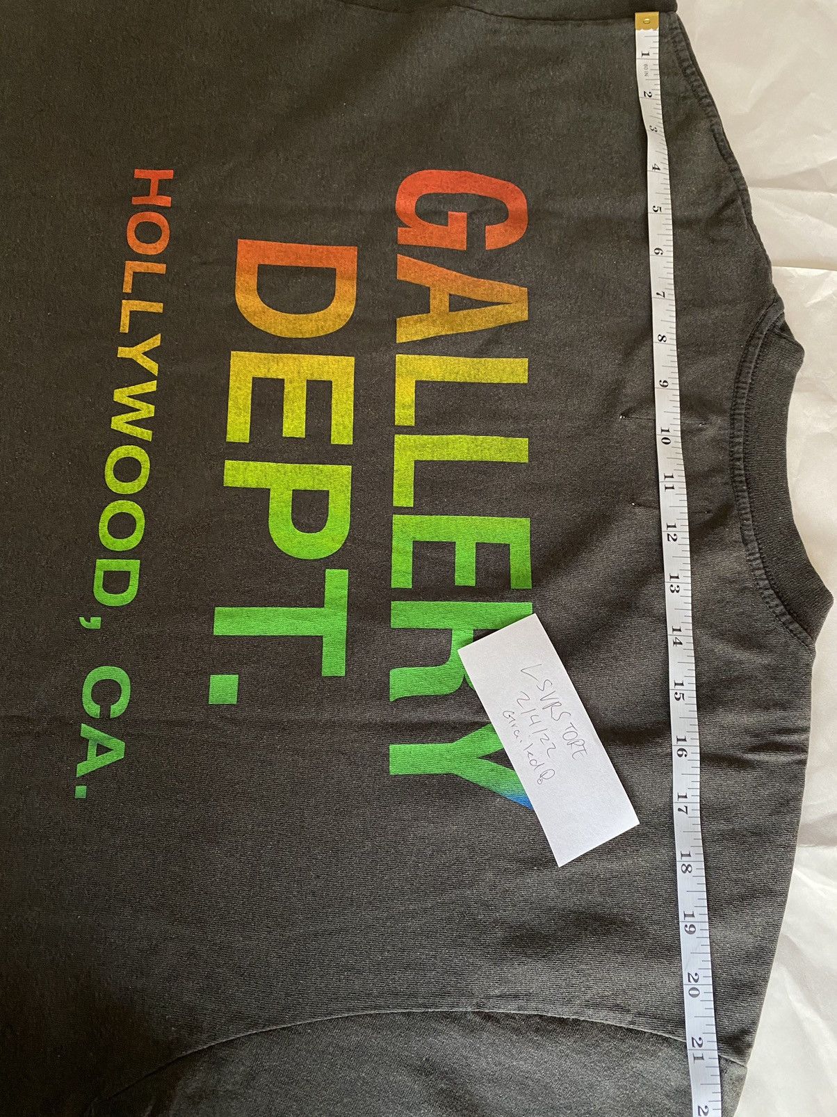 Gallery Dept. Gallery Dept. COLLECTOR S/S RAINBOW POCKET TEE LARGE Size US L / EU 52-54 / 3 - 13 Thumbnail