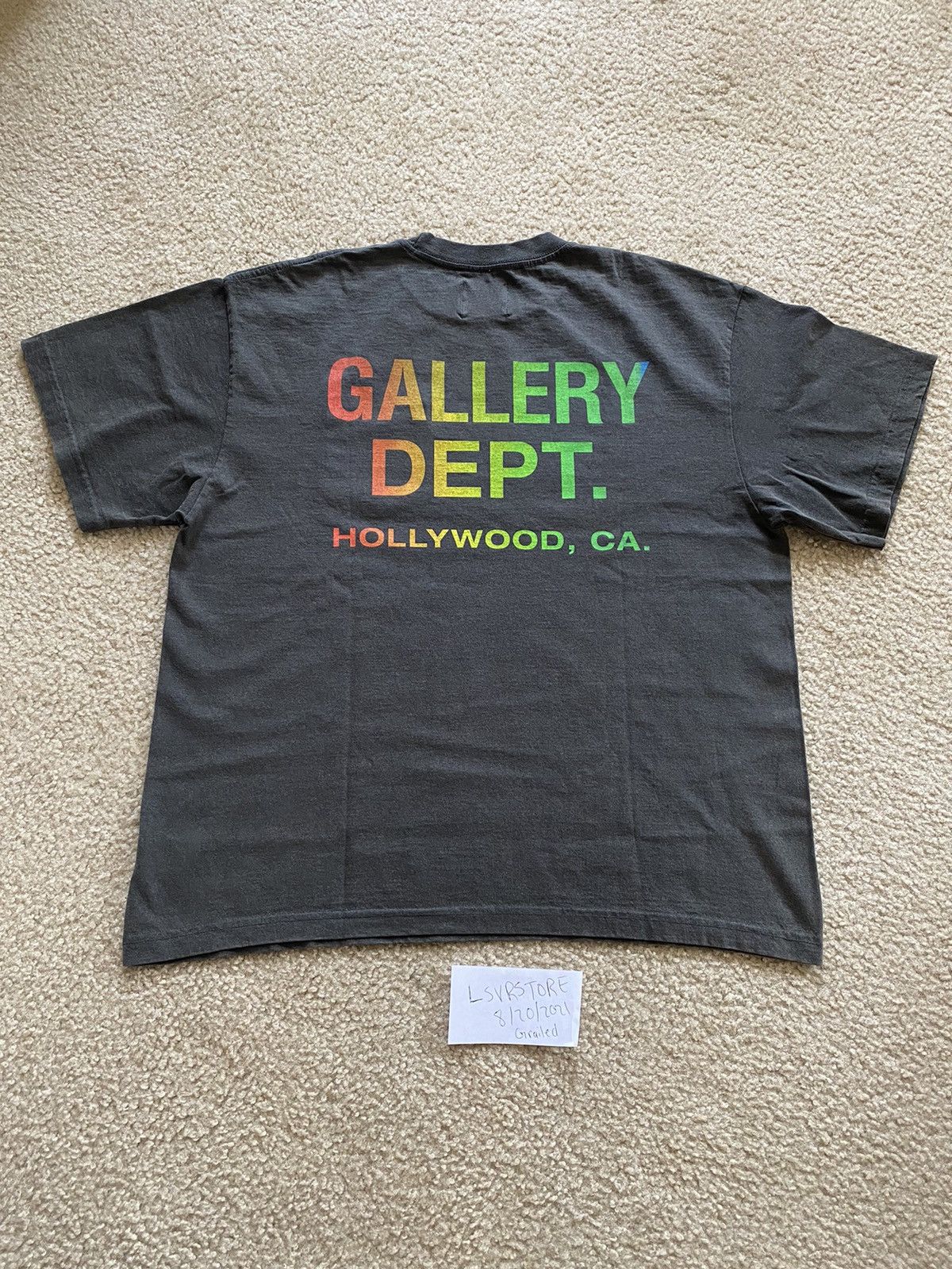 Gallery Dept. Gallery Dept. COLLECTOR S/S RAINBOW POCKET TEE LARGE Size US L / EU 52-54 / 3 - 1 Thumbnail