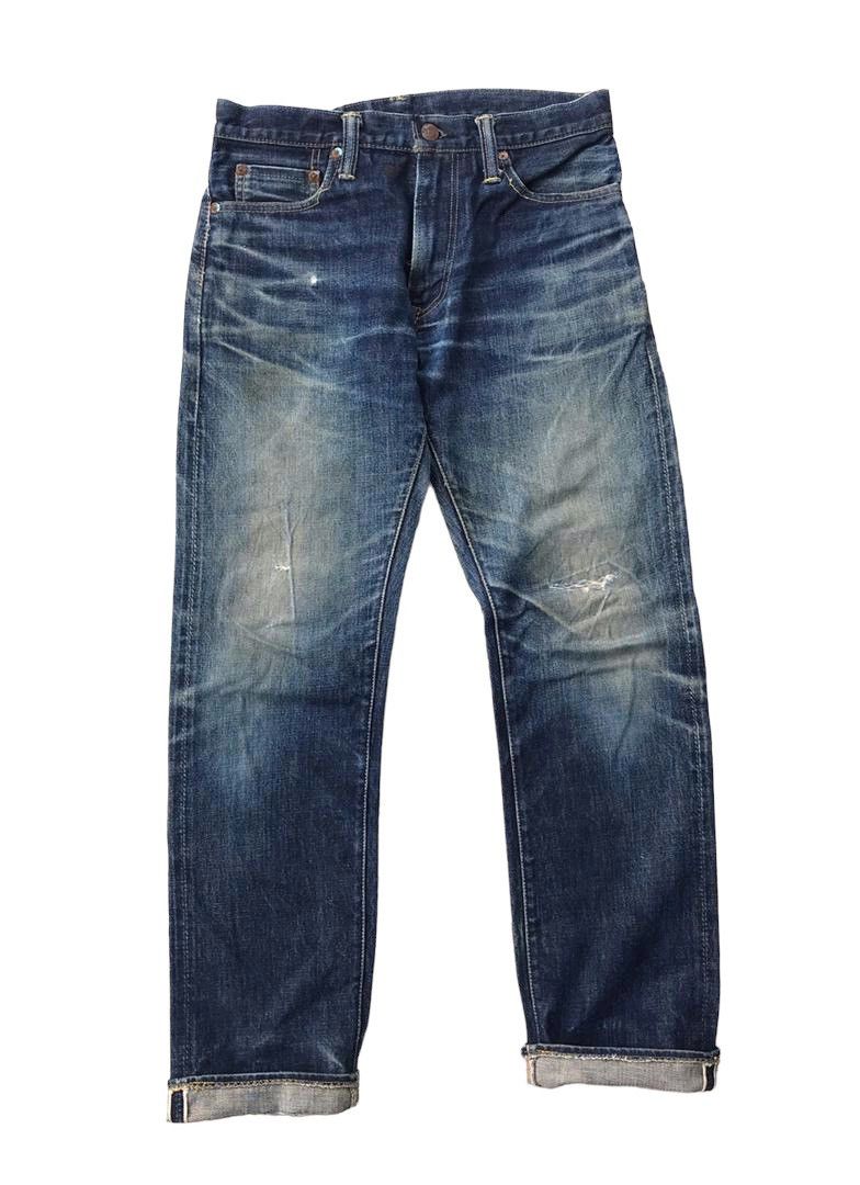 Vintage Vintage 90s Skull rusty wash denim jeans gripper zipper zip Size US 28 / EU 44 - 1 Thumbnail