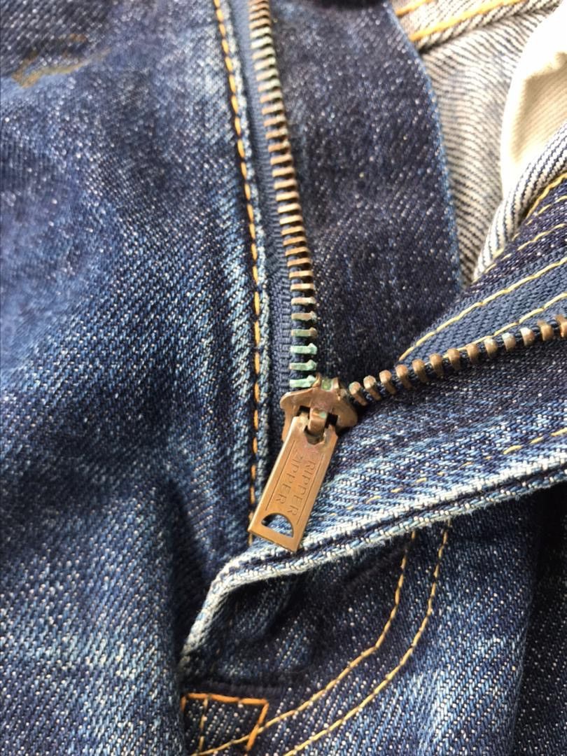 Vintage Vintage 90s Skull rusty wash denim jeans gripper zipper zip Size US 28 / EU 44 - 2 Thumbnail