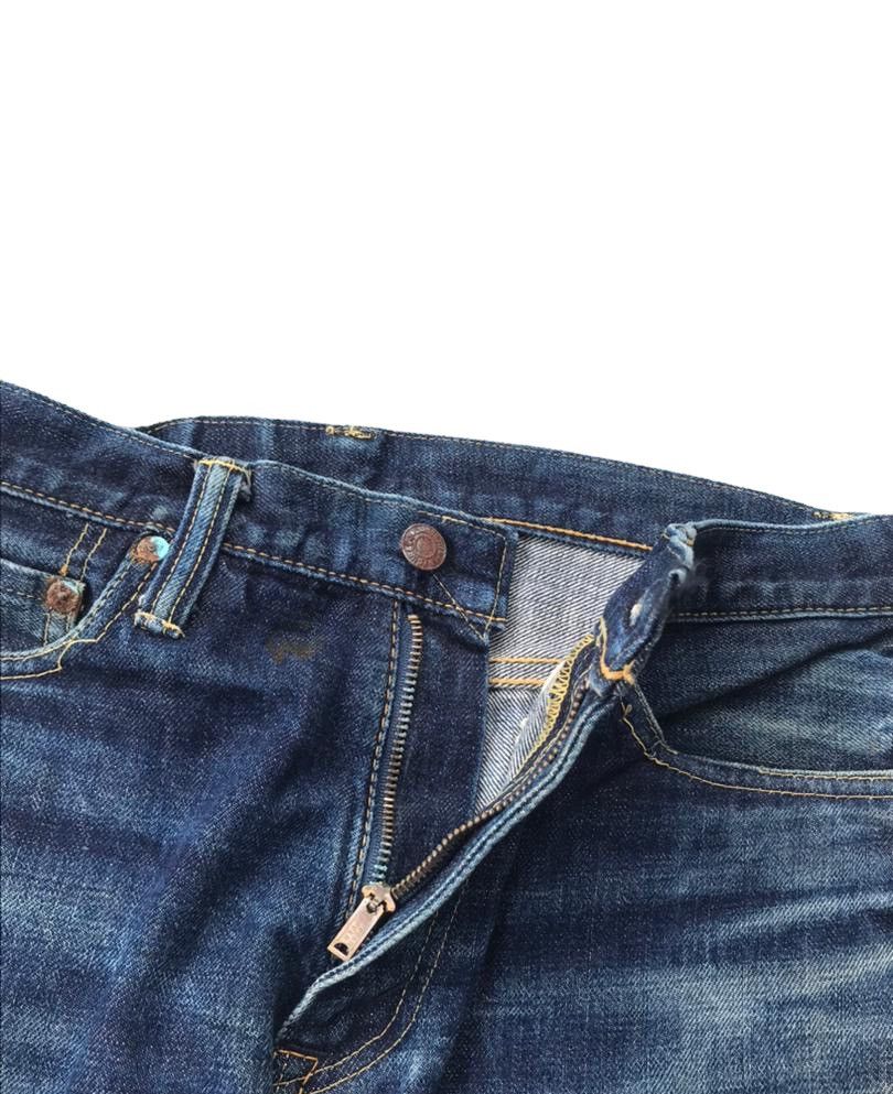 Vintage Vintage 90s Skull rusty wash denim jeans gripper zipper zip Size US 28 / EU 44 - 3 Thumbnail
