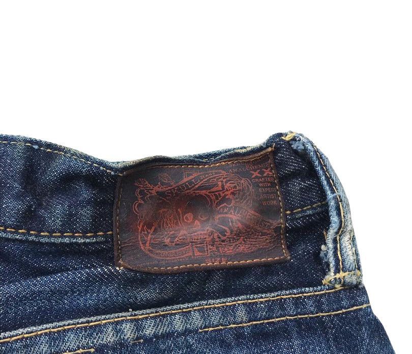 Vintage Vintage 90s Skull rusty wash denim jeans gripper zipper zip Size US 28 / EU 44 - 7 Thumbnail