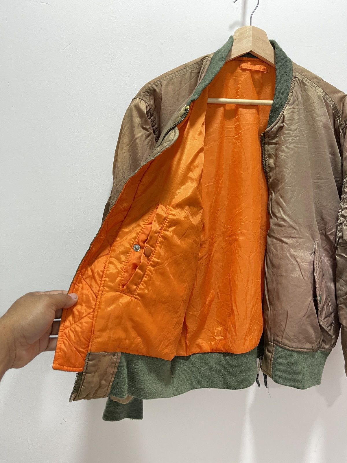 Vintage VINTAGE USAF FLYERS MA-1 PHANTOM MILITARY BOMBER JACKET Size US M / EU 48-50 / 2 - 6 Thumbnail