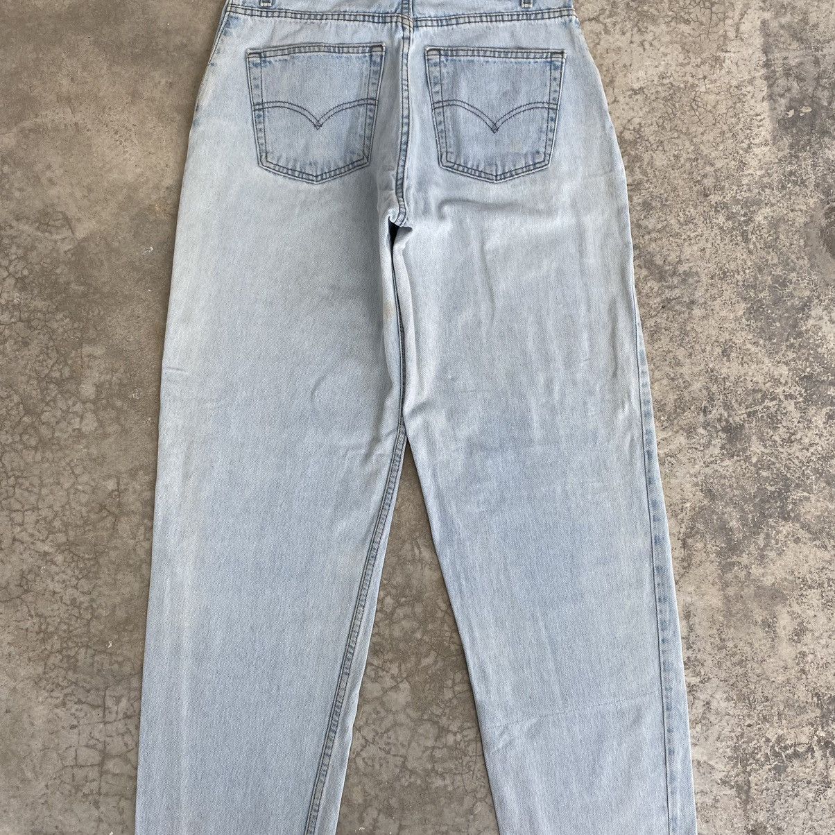 Levi's VTG 1996 Levis Silvertab Light Blue Loose Dirty Denim Jeans Size US 34 / EU 50 - 15 Thumbnail