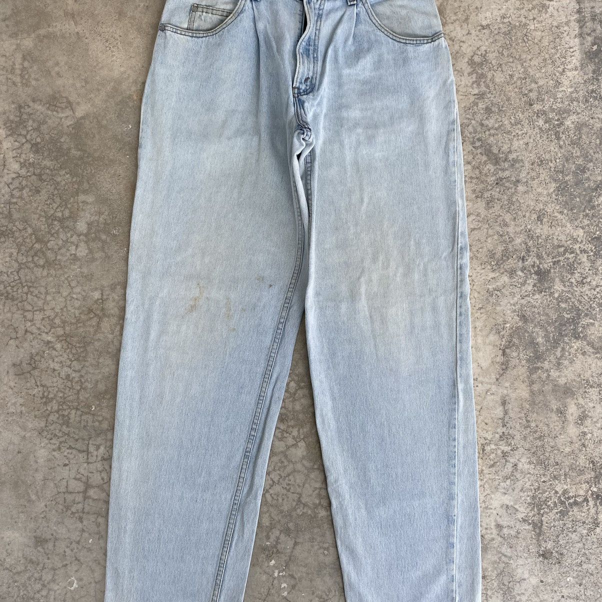 Levi's VTG 1996 Levis Silvertab Light Blue Loose Dirty Denim Jeans Size US 34 / EU 50 - 4 Thumbnail