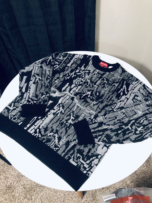 Supreme Supreme Trebark Camo Sweater | Grailed