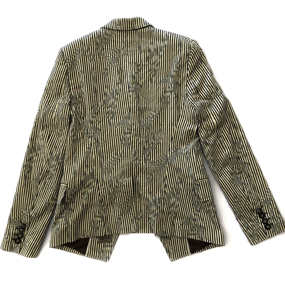 Tom Rebl The Italian Iconic Tom Rebl Blazer Stripes Size 38S - 7 Thumbnail
