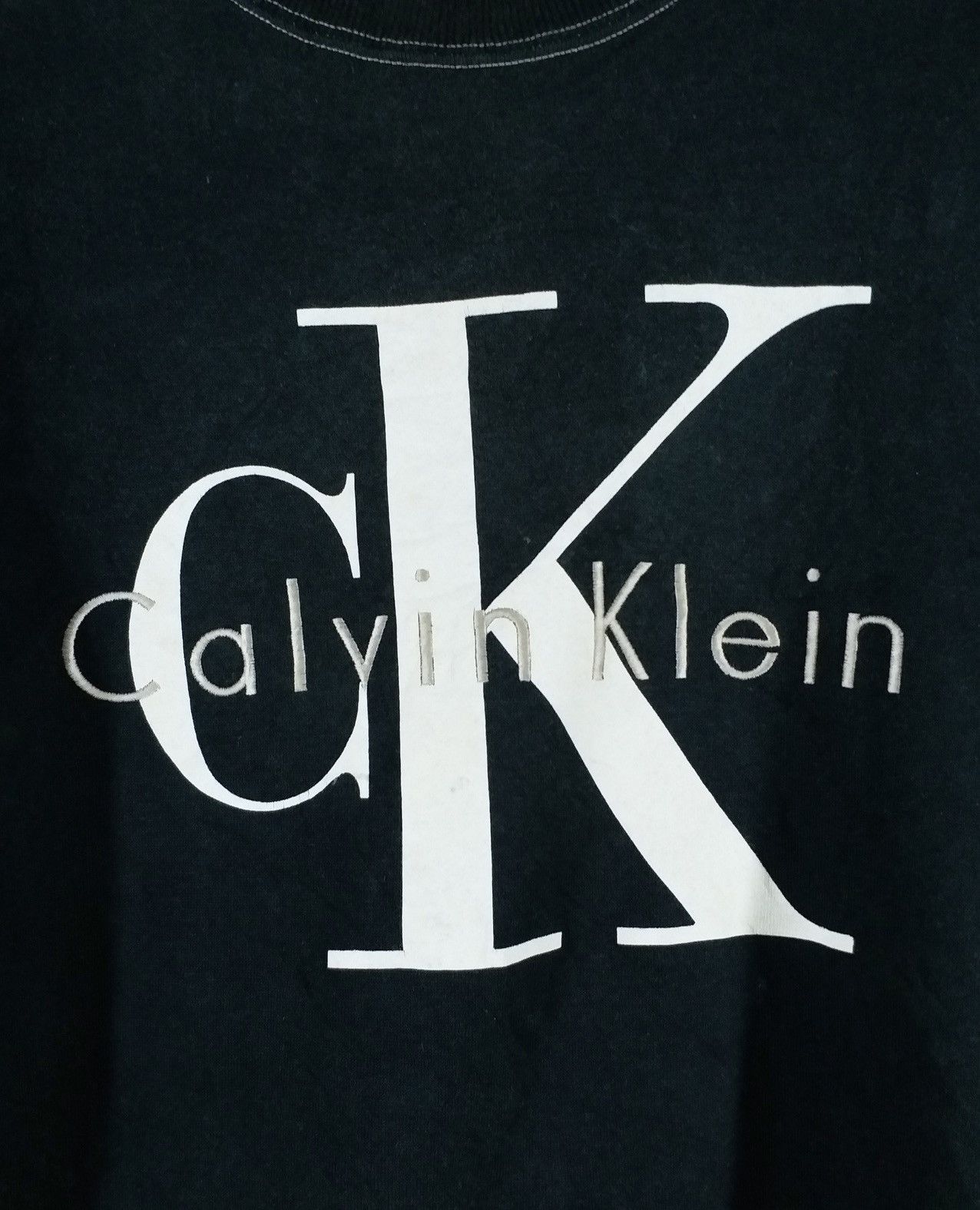 Calvin Klein × Vintage Vintage CALVIN KLEIN BIG Spellout Sweatshirt Size US M / EU 48-50 / 2 - 5 Thumbnail