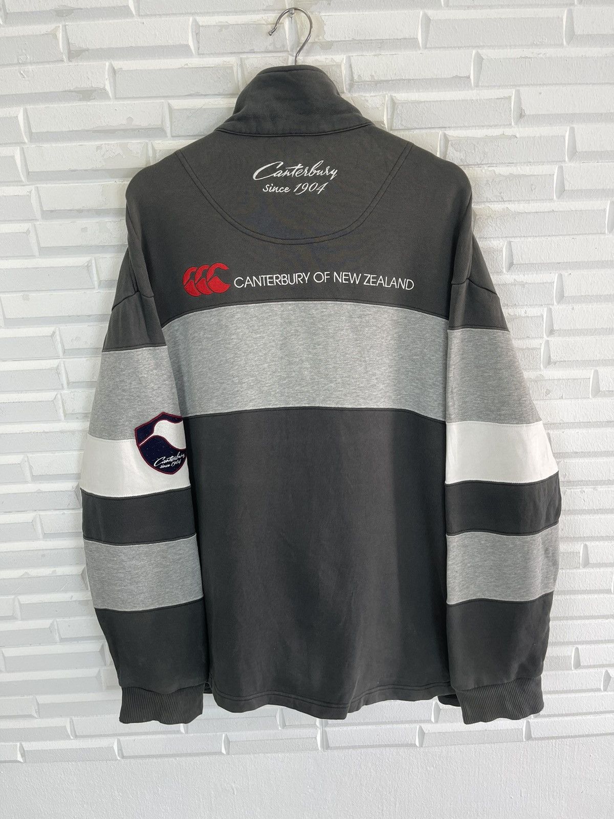 Canterbury of New Zealand 1990 Canterbury of NZ Stripes Sweatshirt Size US XL / EU 56 / 4 - 3 Thumbnail