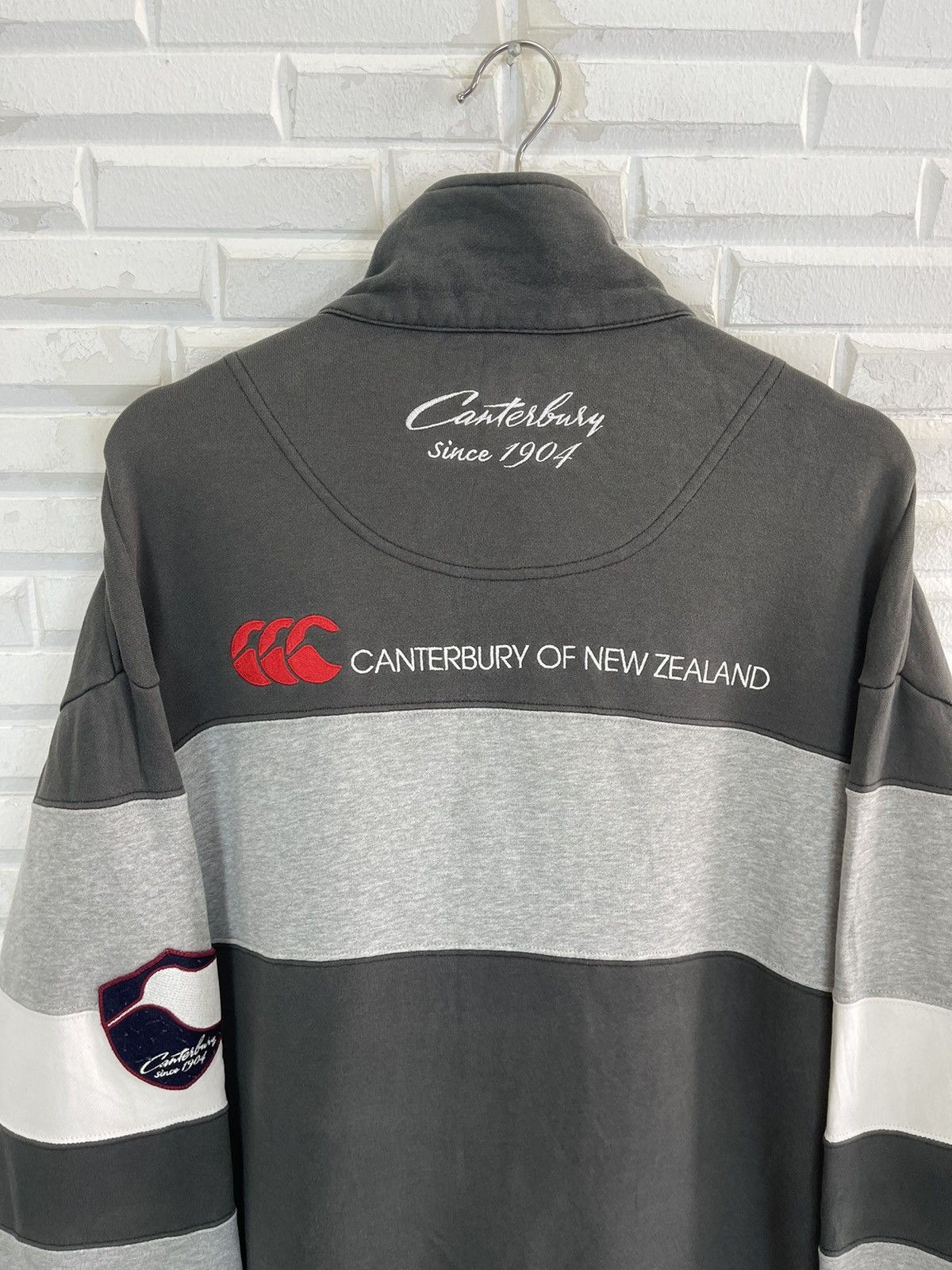 Canterbury of New Zealand 1990 Canterbury of NZ Stripes Sweatshirt Size US XL / EU 56 / 4 - 4 Thumbnail