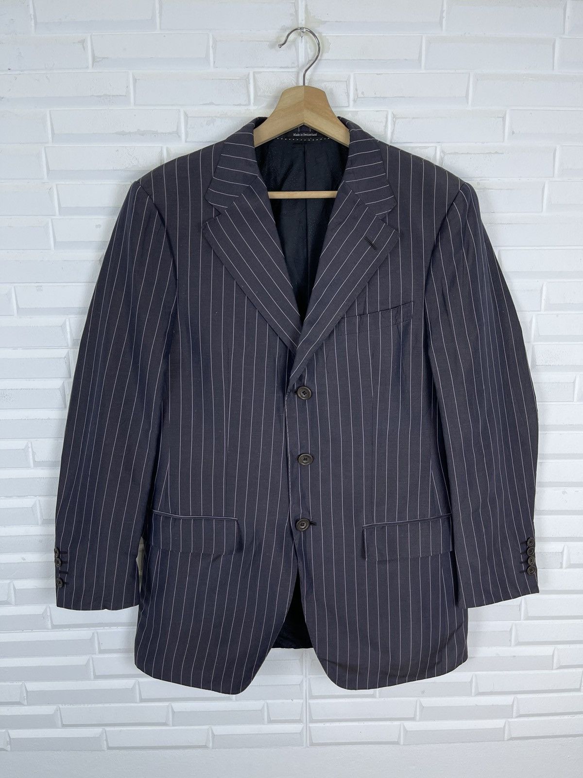 Versace Luxury 90’s VERSACE Stripes Casual Jacket Size US M / EU 48-50 / 2 - 7 Thumbnail