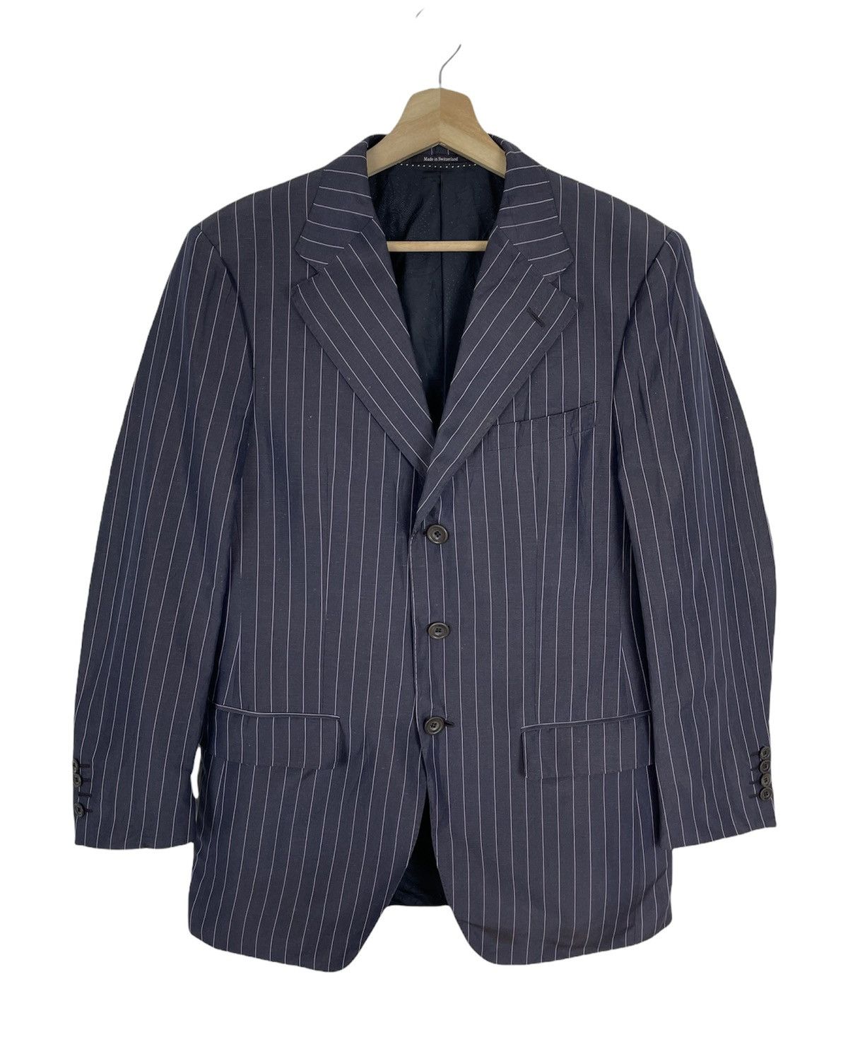 Versace Luxury 90’s VERSACE Stripes Casual Jacket Size US M / EU 48-50 / 2 - 2 Thumbnail