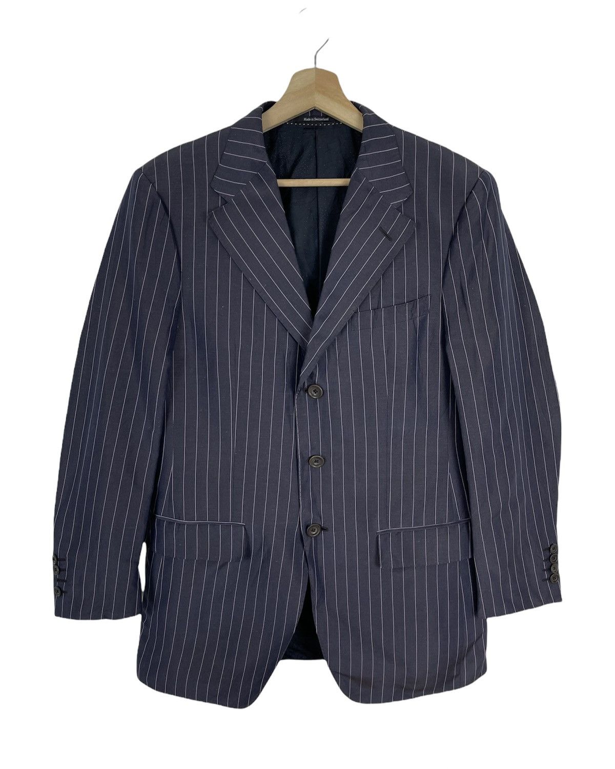 Versace Luxury 90’s VERSACE Stripes Casual Jacket Size US M / EU 48-50 / 2 - 1 Thumbnail