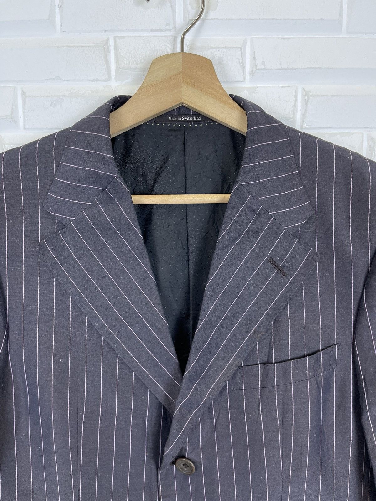 Versace Luxury 90’s VERSACE Stripes Casual Jacket Size US M / EU 48-50 / 2 - 3 Thumbnail