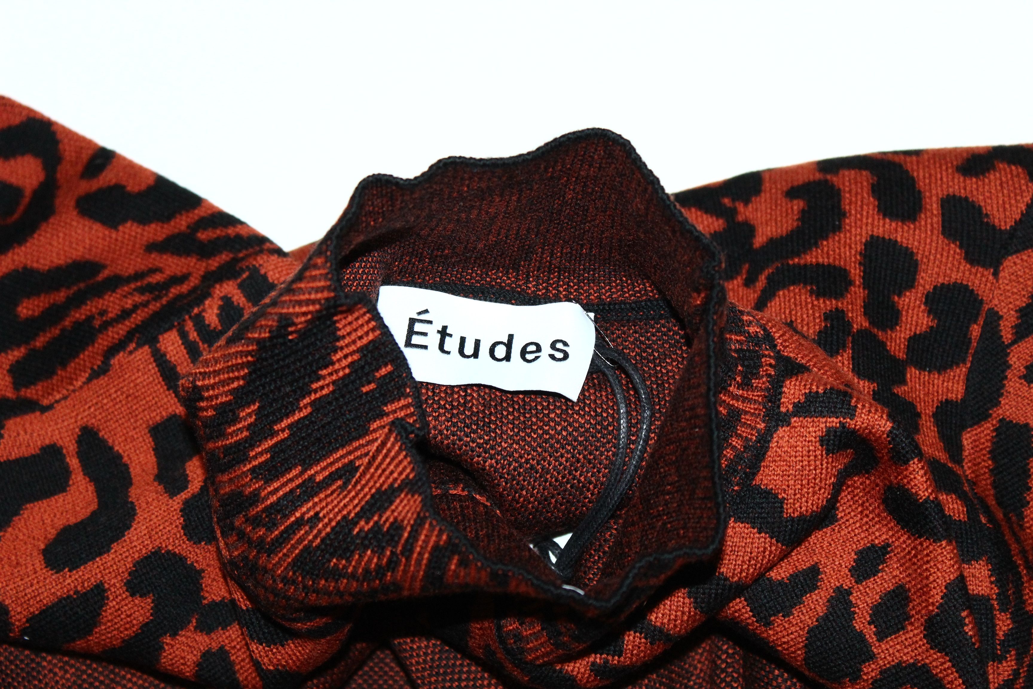 Etudes 💥 GRAIL 💥 Etudes Prophet Leopard Knitted Jumper. Size US M / EU 48-50 / 2 - 9 Thumbnail