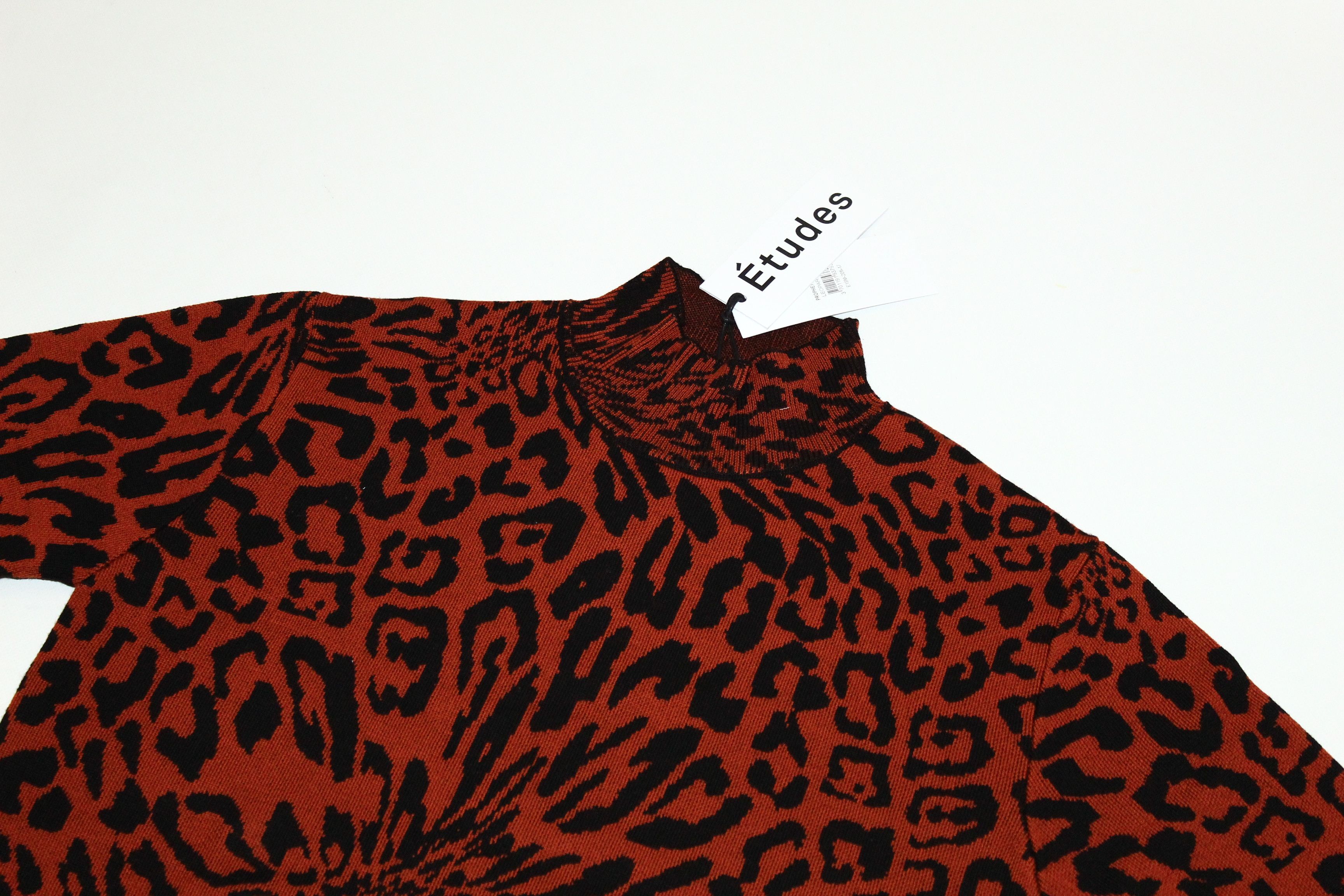 Etudes 💥 GRAIL 💥 Etudes Prophet Leopard Knitted Jumper. Size US M / EU 48-50 / 2 - 4 Thumbnail