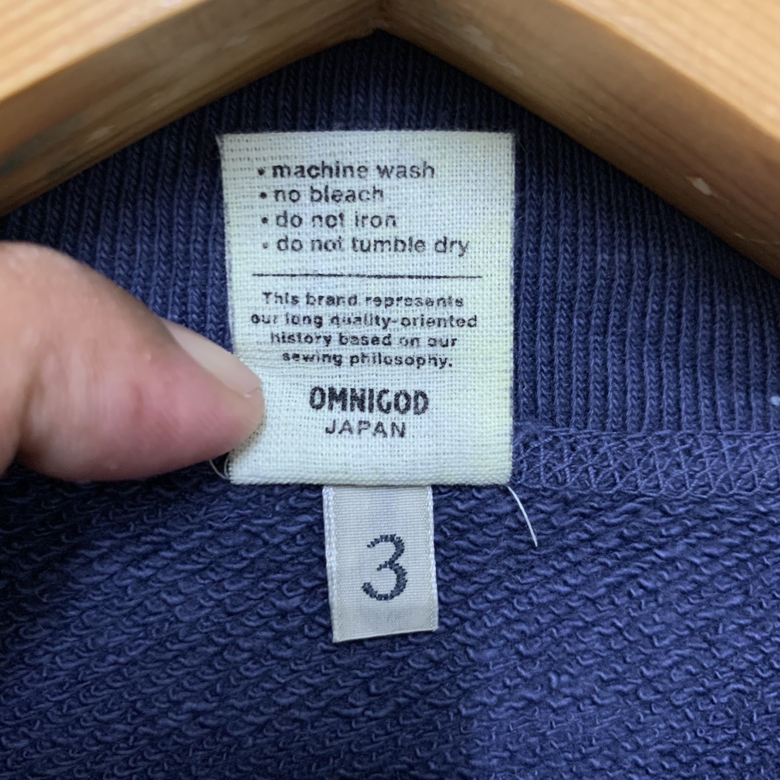 Japanese Brand Omnigod Sportswear Japan Sweatshirts #3644-127 Size US S / EU 44-46 / 1 - 5 Thumbnail