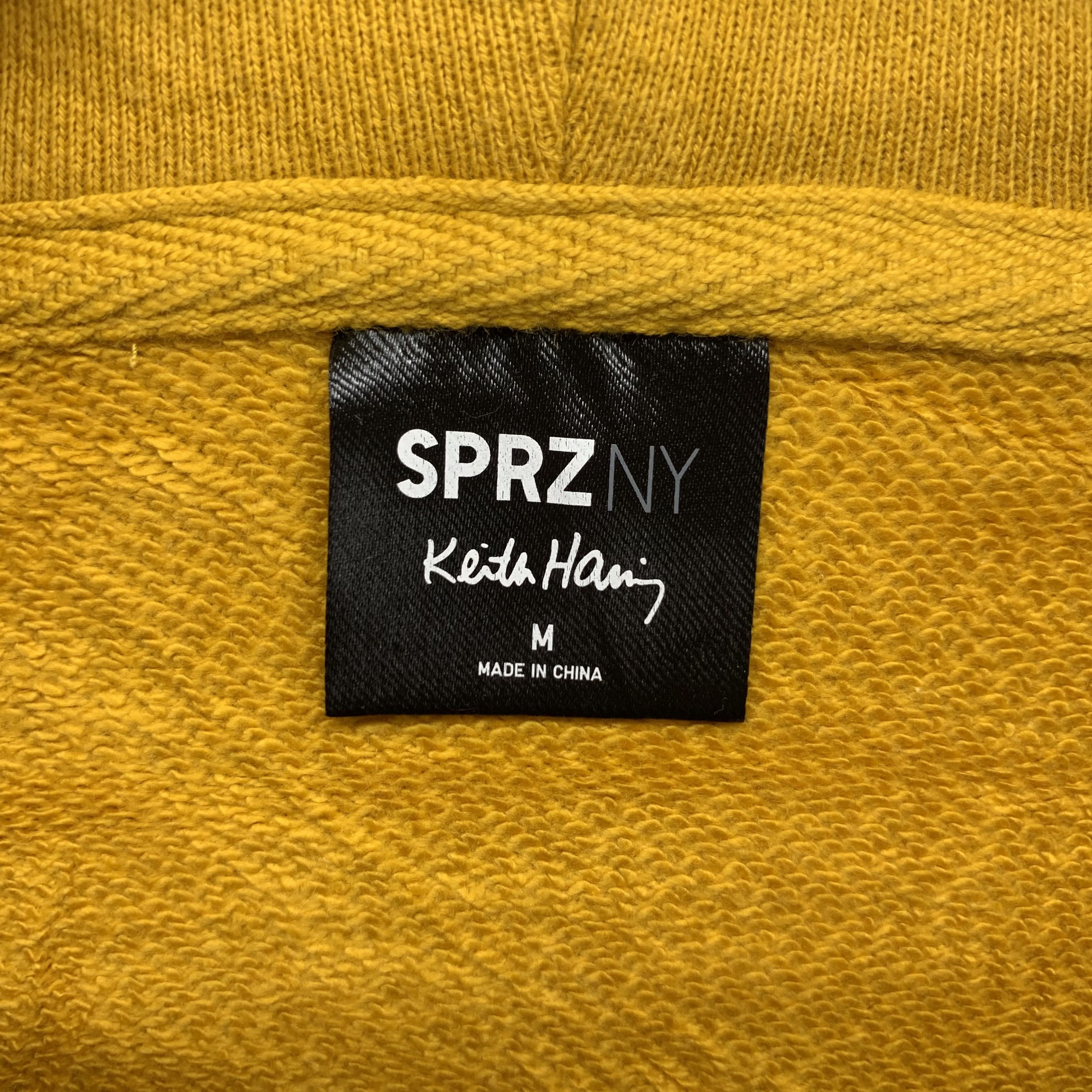 Keith Haring Keith Haring American Art of the 80' Yellow Hoodie #3441-122 Size US M / EU 48-50 / 2 - 4 Thumbnail