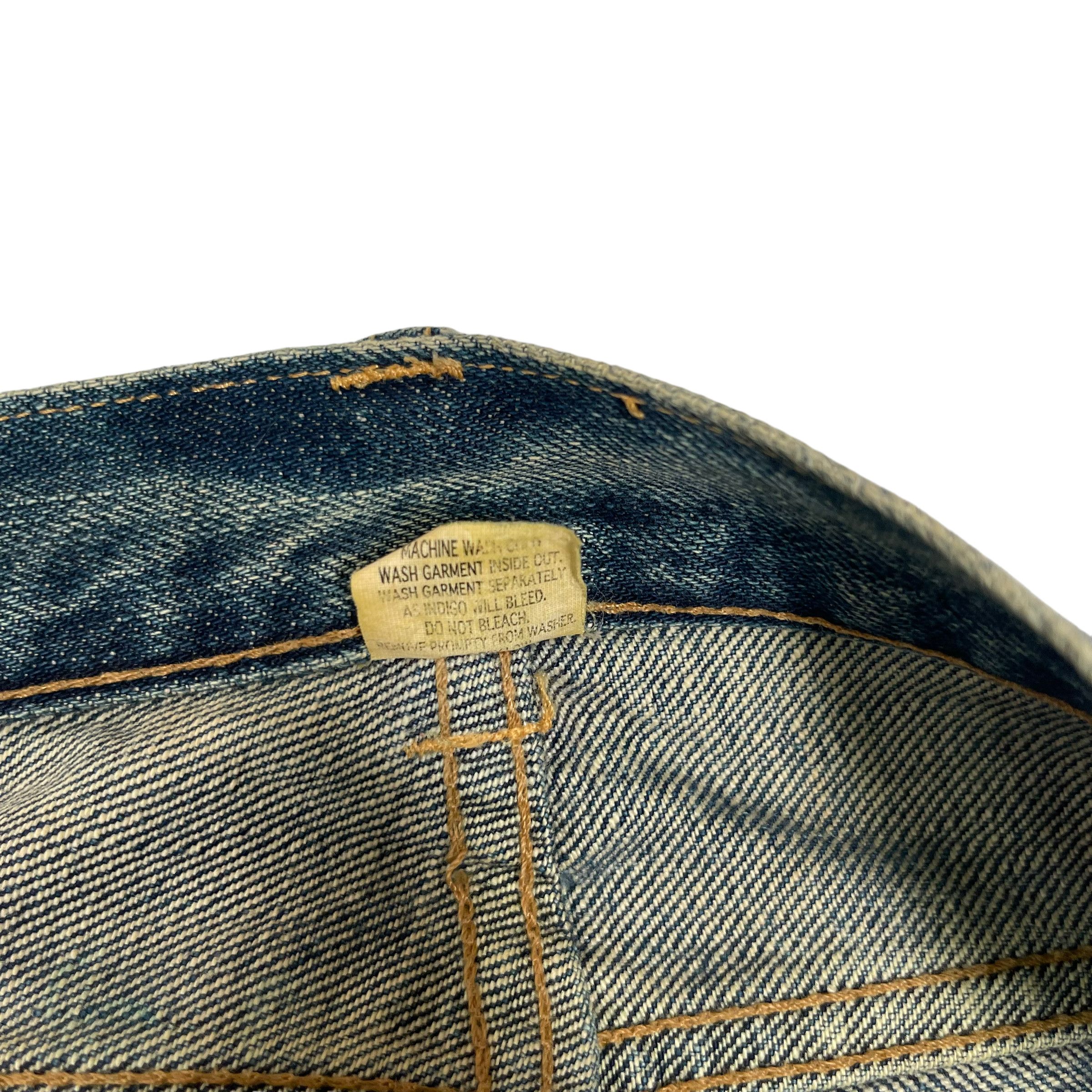 Polo Ralph Lauren × RRL Ralph Lauren × Ralph Lauren RRL Selvedge Redline Washed Vintage 1980 Denim Jeans Size US 30 / EU 46 - 12 Thumbnail