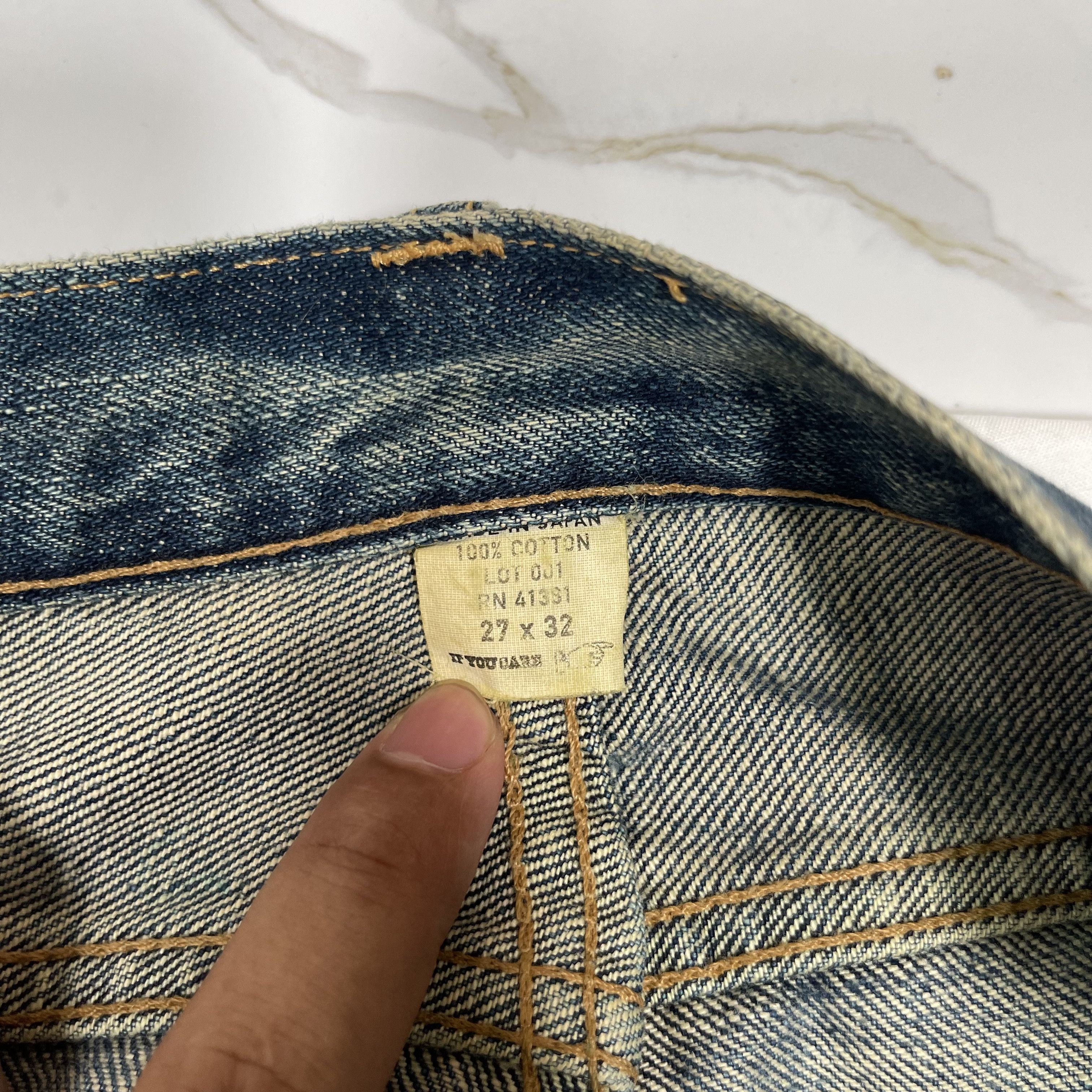Polo Ralph Lauren × RRL Ralph Lauren × Ralph Lauren RRL Selvedge Redline Washed Vintage 1980 Denim Jeans Size US 30 / EU 46 - 13 Thumbnail