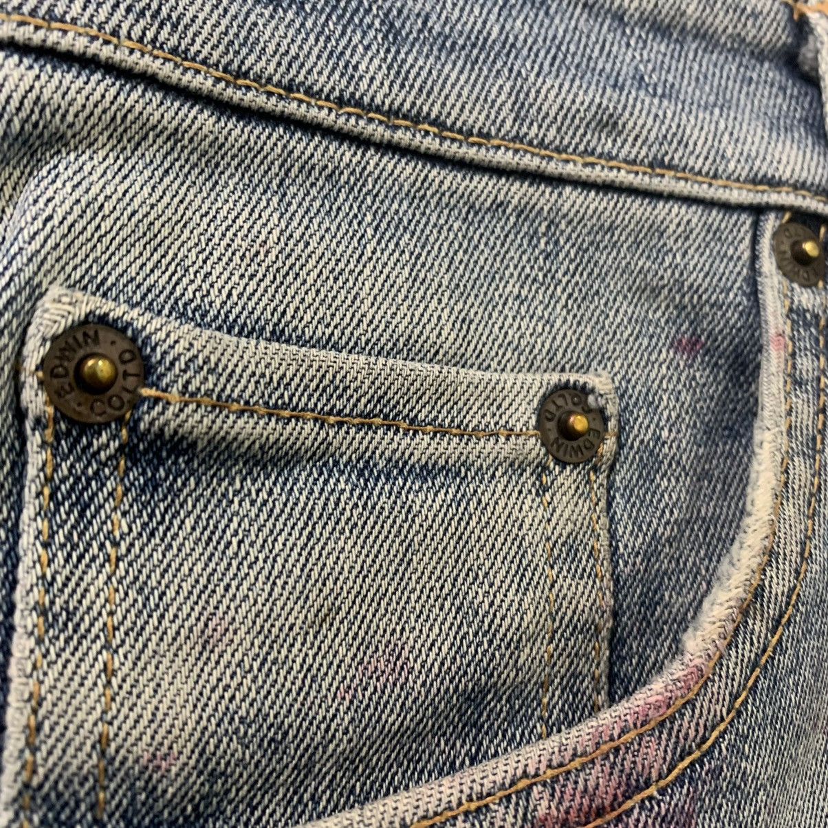 Edwin × Japanese Brand EDWIN 403 Vintage 90s Paint Splatter Distressed Denim Jeans Size US 31 - 8 Thumbnail