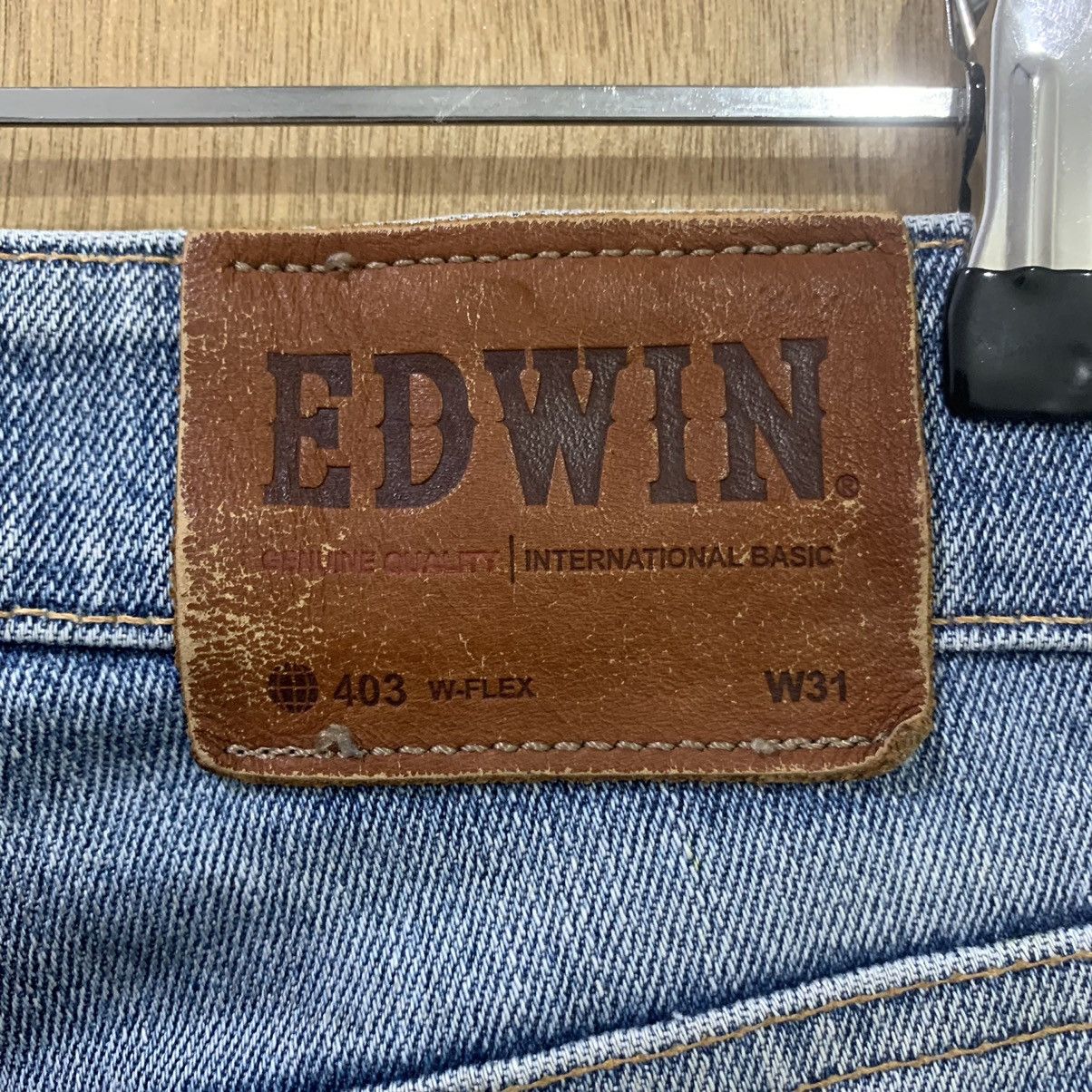 Edwin × Japanese Brand EDWIN 403 Vintage 90s Paint Splatter Distressed Denim Jeans Size US 31 - 18 Thumbnail
