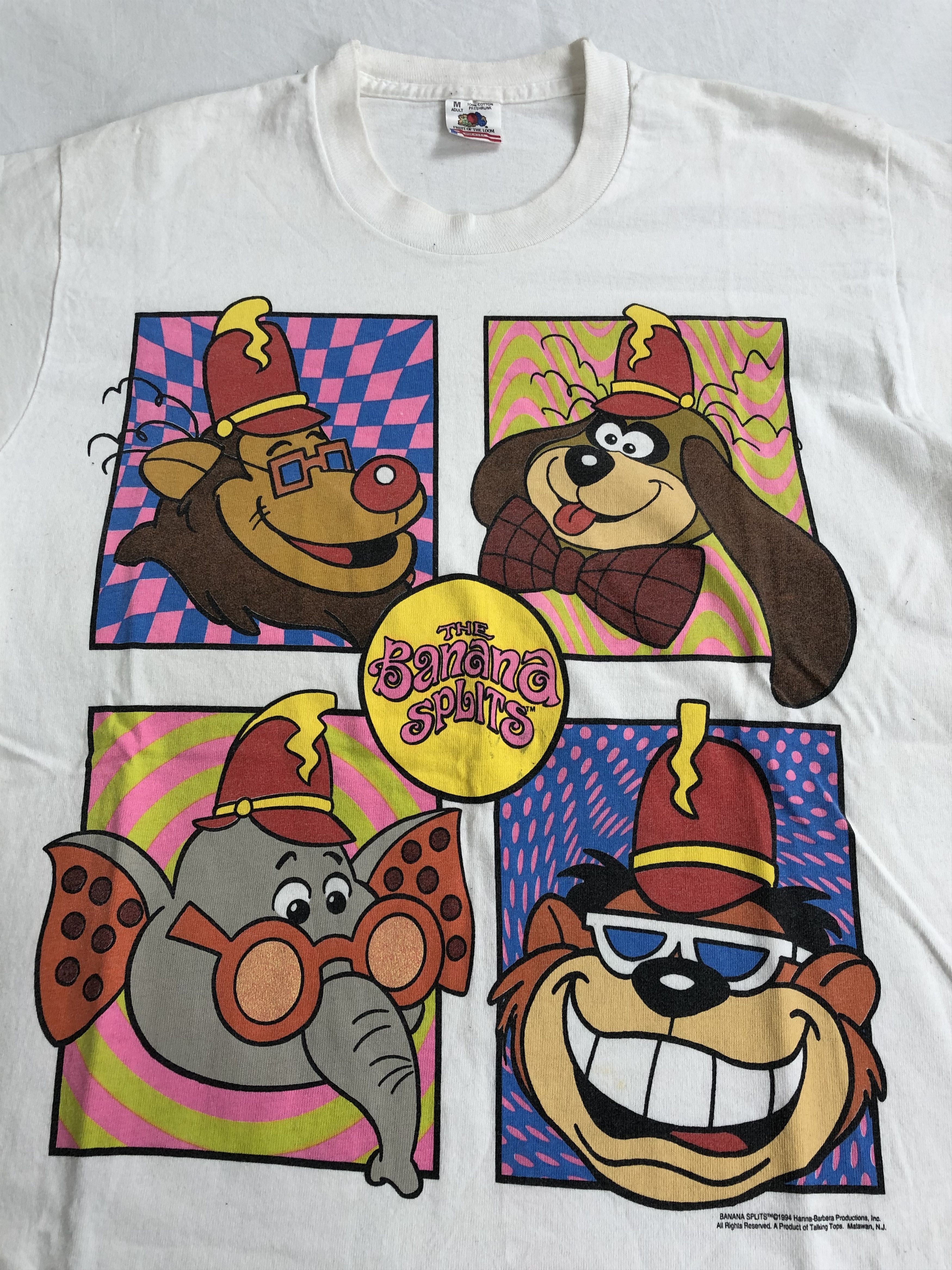 Band Tees Vintage 1994 The Banana Splits Hanna Barbera t-shirt Size US M / EU 48-50 / 2 - 2 Thumbnail