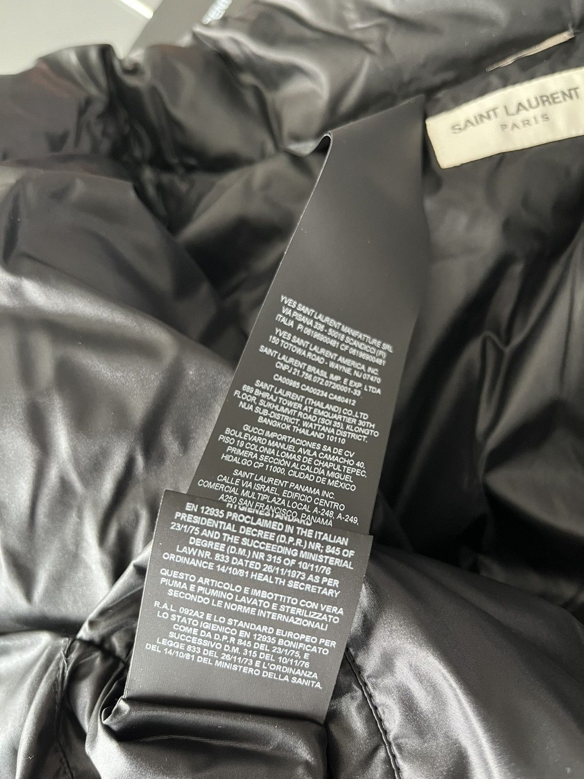 Hedi Slimane × Saint Laurent Paris × Yves Saint Laurent Runway Rare $2,650 Value Brand New 90% Goose Down Coat Size US XL / EU 56 / 4 - 12 Thumbnail