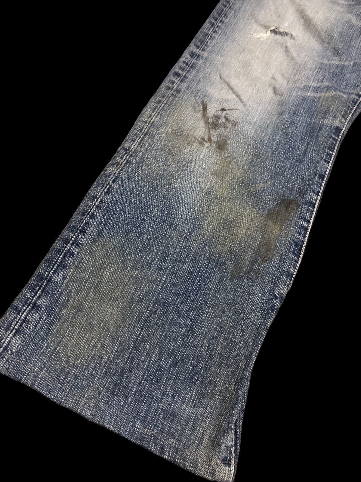 Spellbound DAMAGED DIRTY DISTRESSED DENIM Size US 35 - 9 Thumbnail
